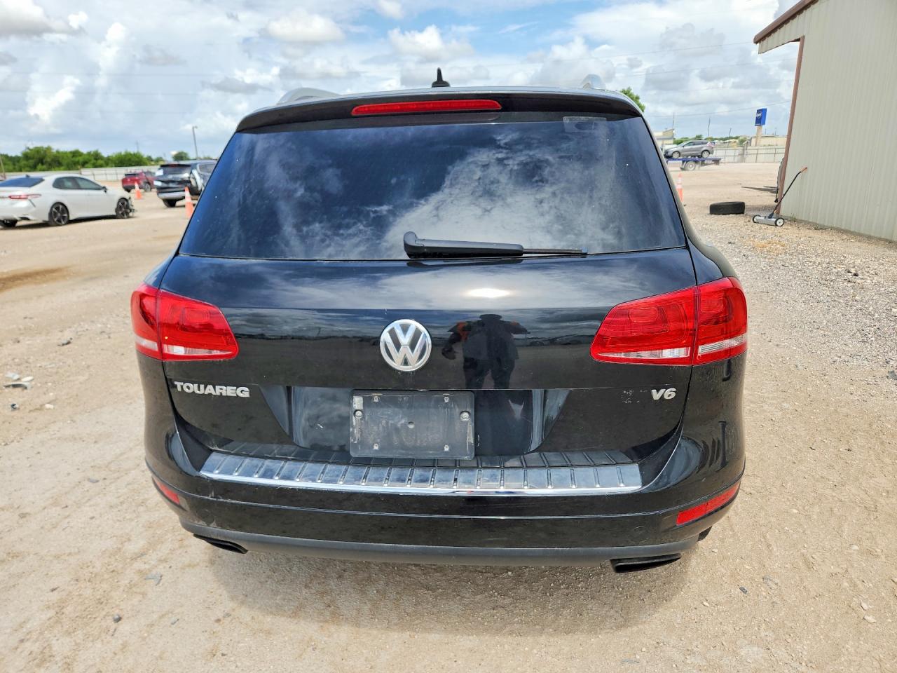 2012 Volkswagen Touareg V6 Черный vin: WVGEF9BP3CD009478