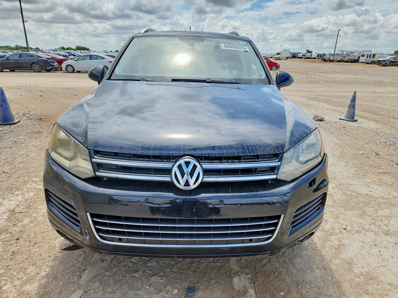 2012 Volkswagen Touareg V6 Черный vin: WVGEF9BP3CD009478