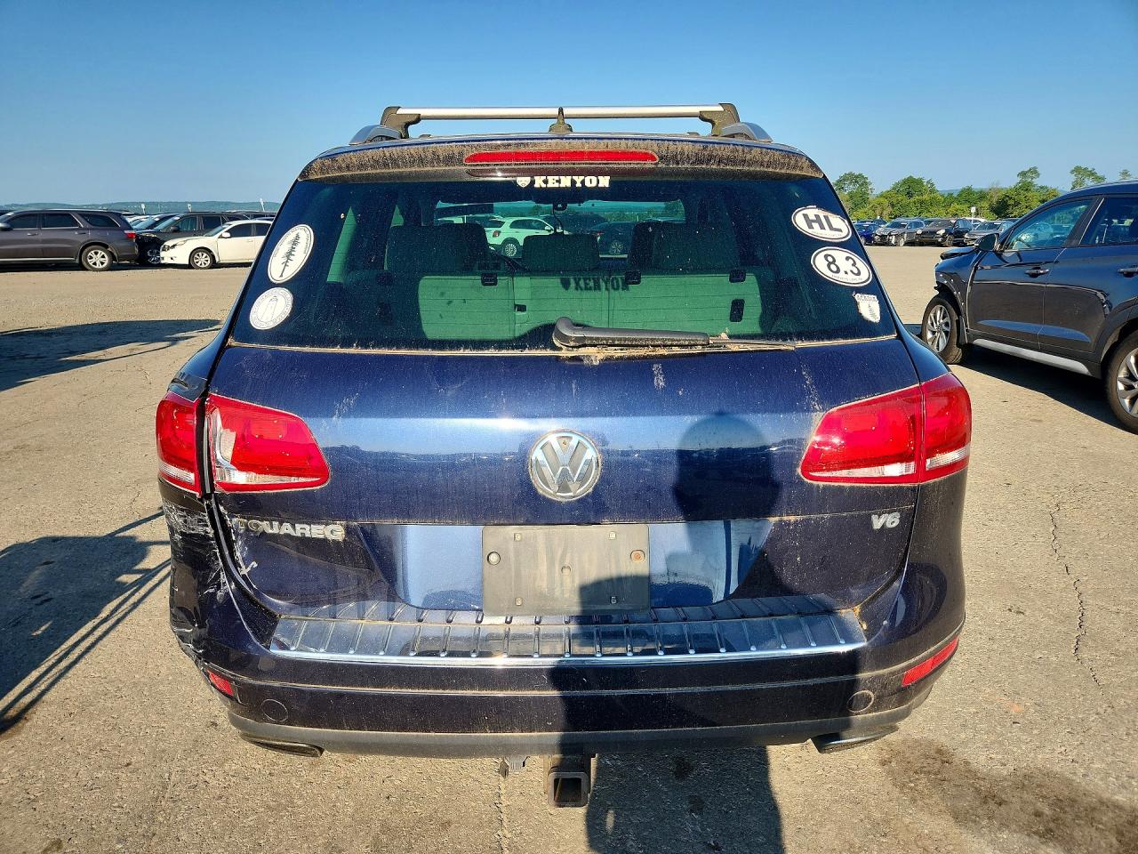 2013 Volkswagen Touareg V6 Синий vin: WVGEF9BP3DD001589