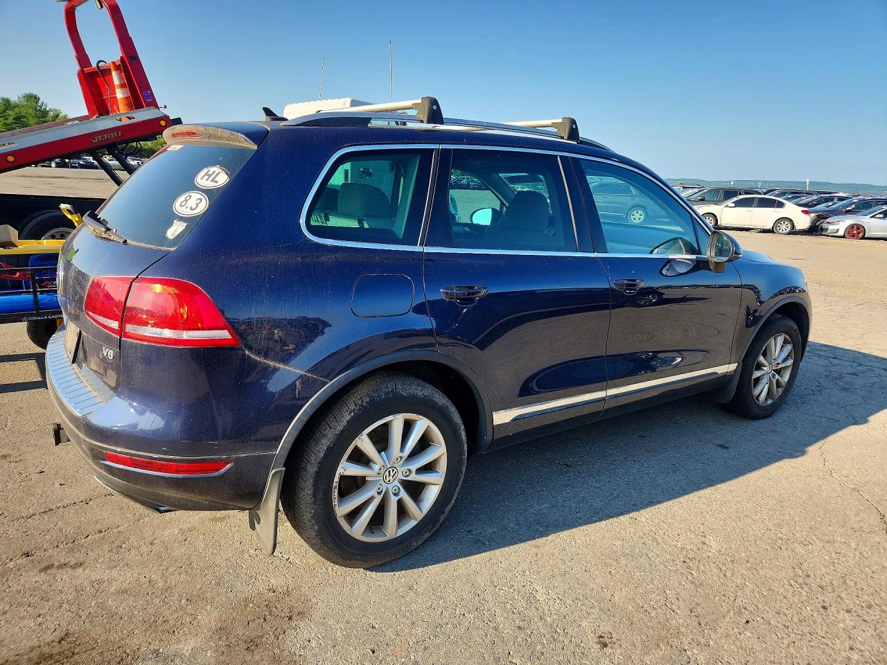 2013 Volkswagen Touareg V6 Синий vin: WVGEF9BP3DD001589