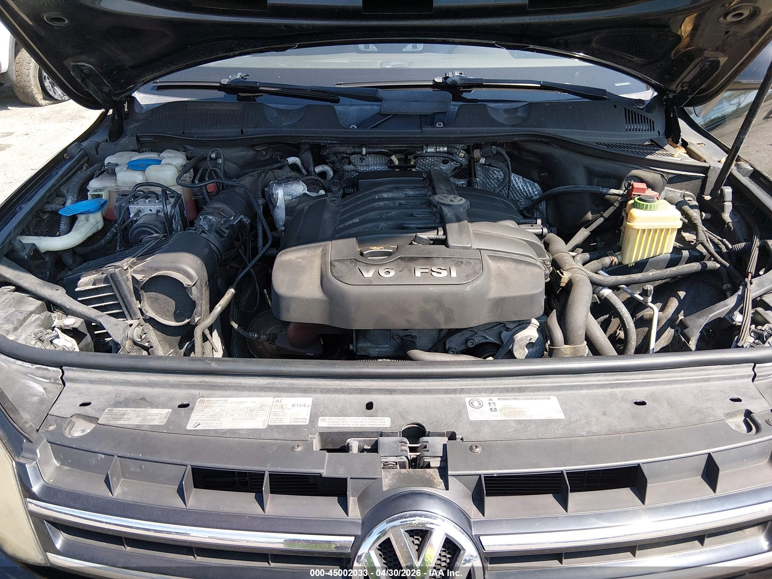 2013 Volkswagen Touareg Vr6 Executive Black vin: WVGEF9BP3DD004623
