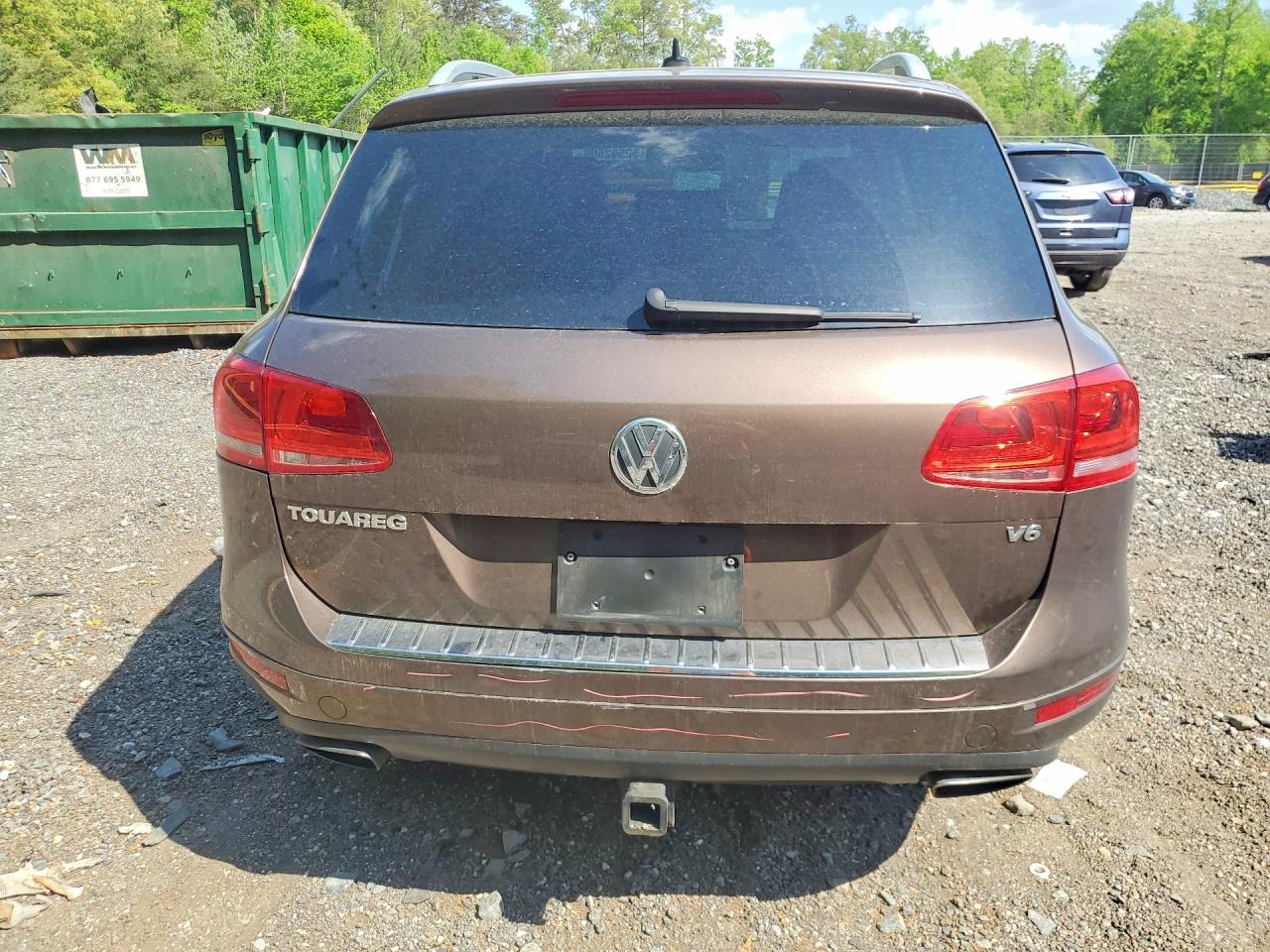 2014 Volkswagen Touareg V6 Коричневый vin: WVGEF9BP3ED001206