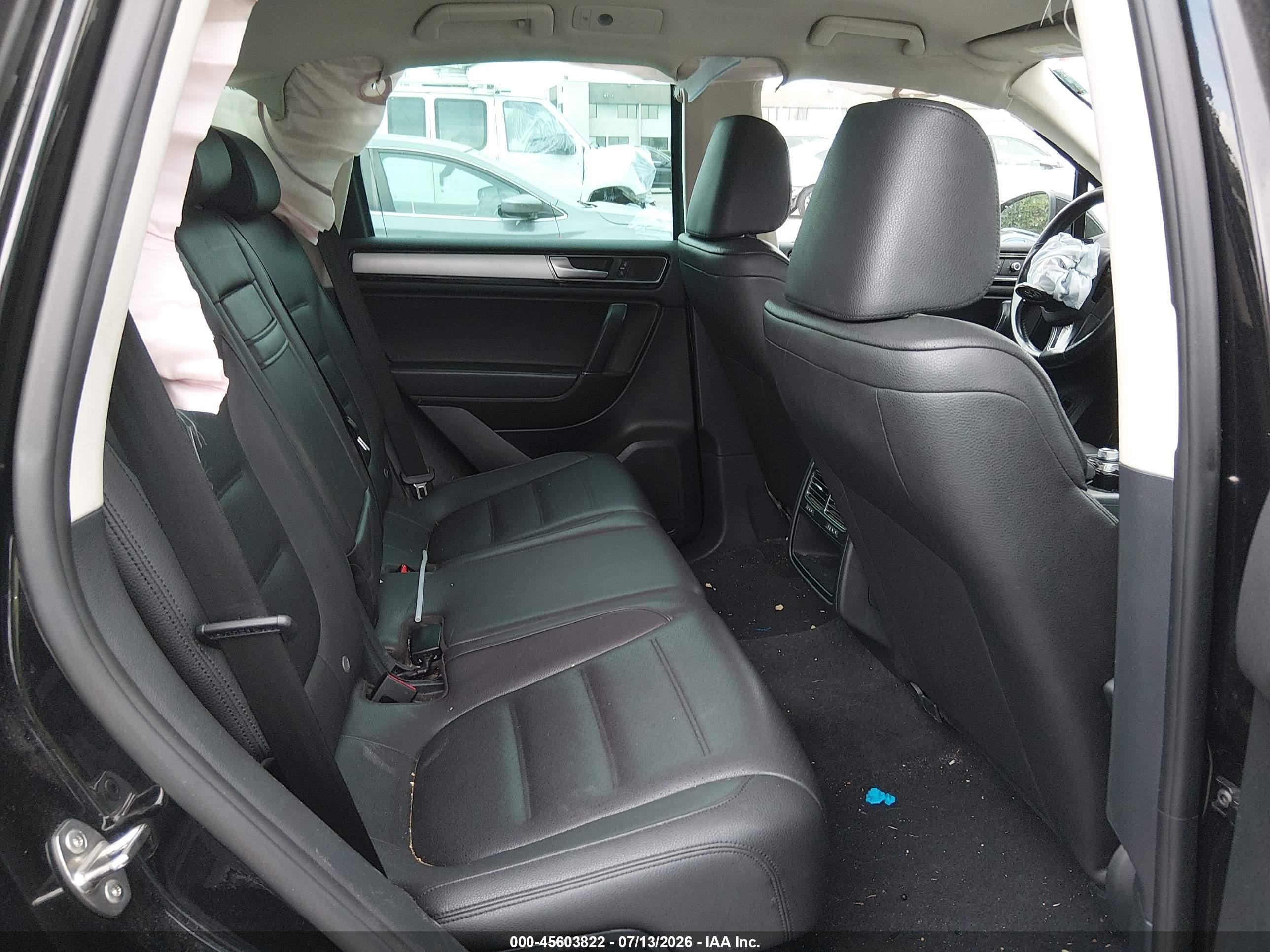 2015 Volkswagen Touareg V6 Sport Black vin: WVGEF9BP3FD007296