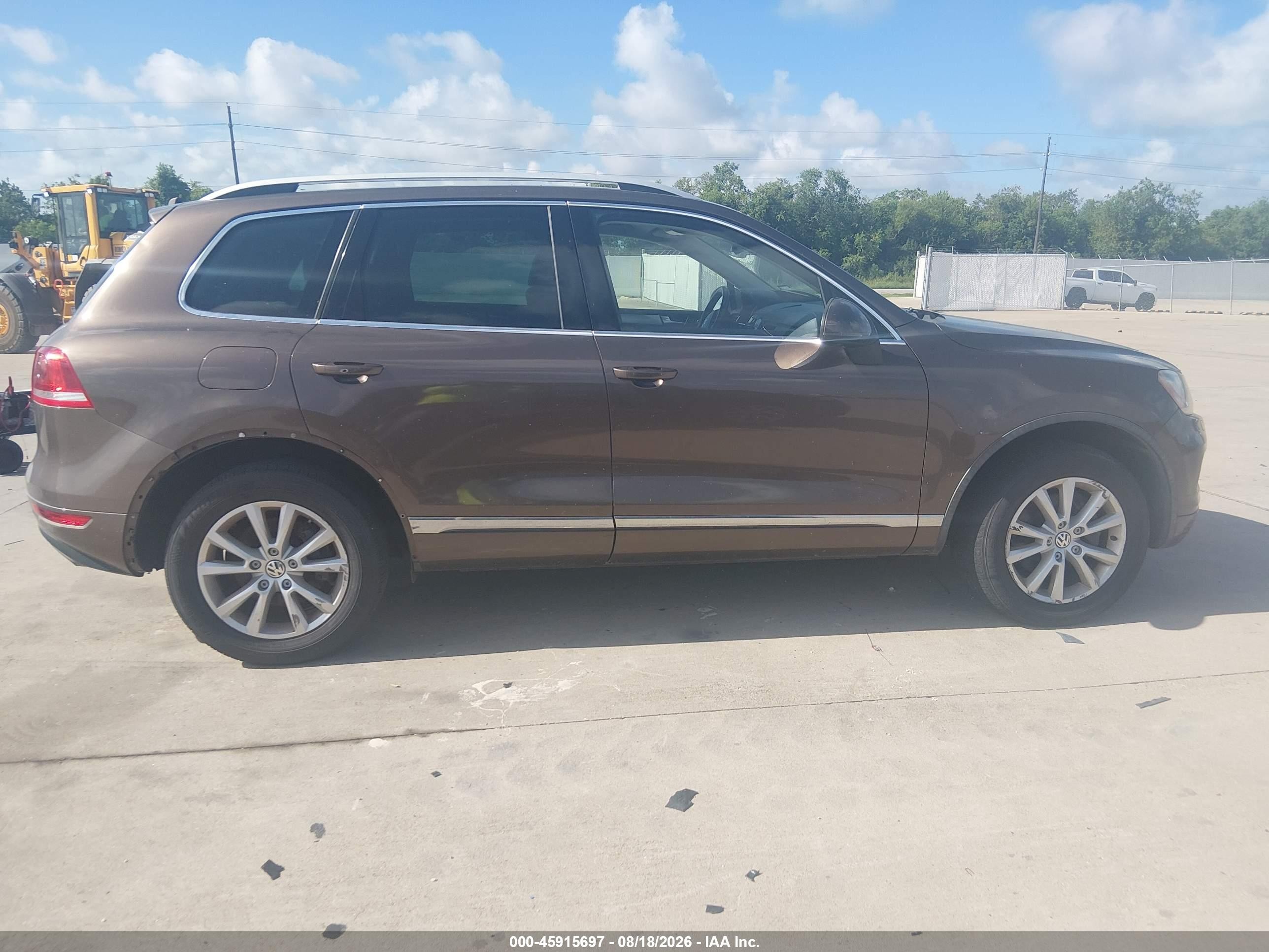2013 Volkswagen Touareg Vr6 Sport Brown vin: WVGEF9BP4DD009586