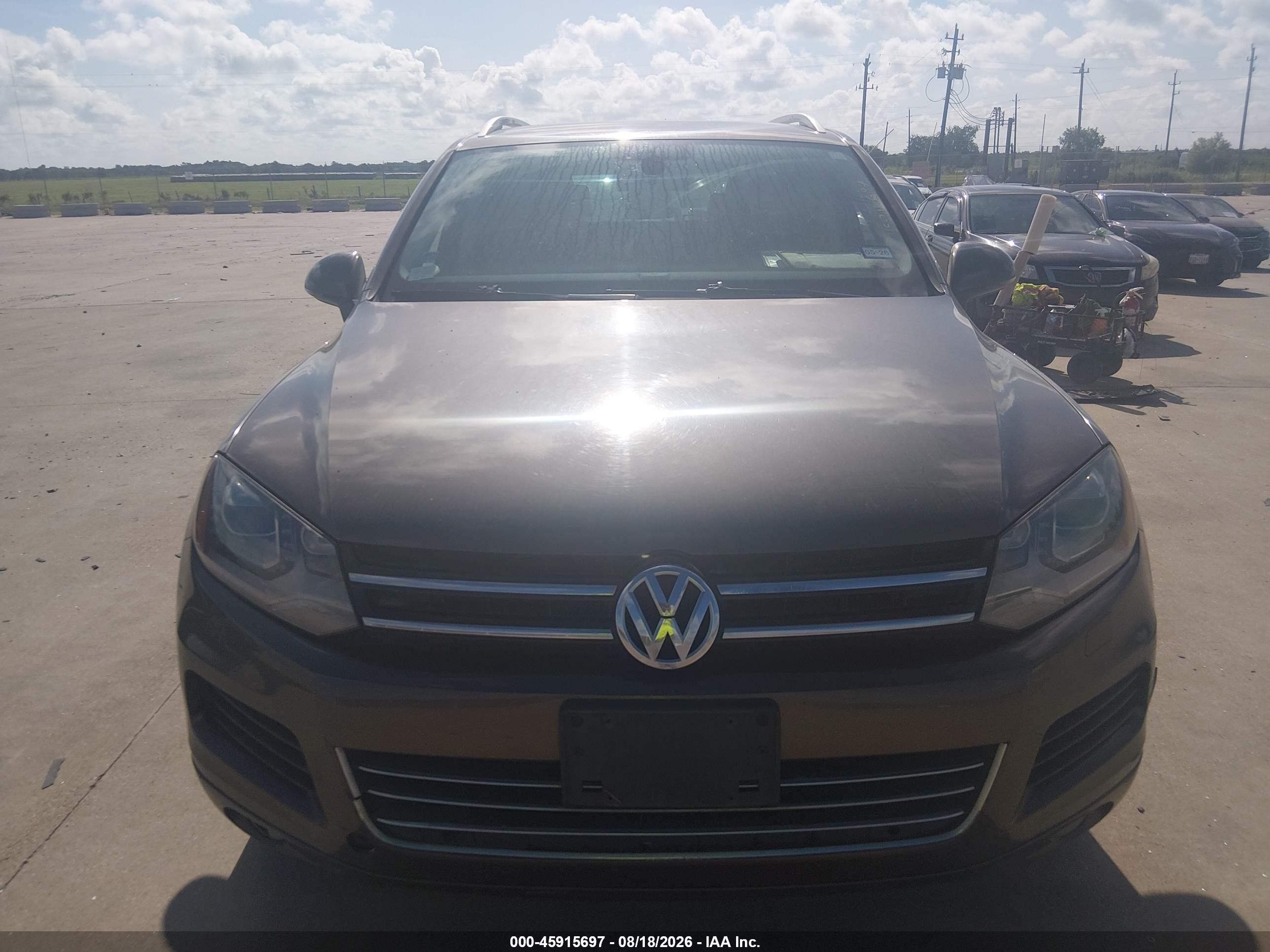 2013 Volkswagen Touareg Vr6 Sport Brown vin: WVGEF9BP4DD009586