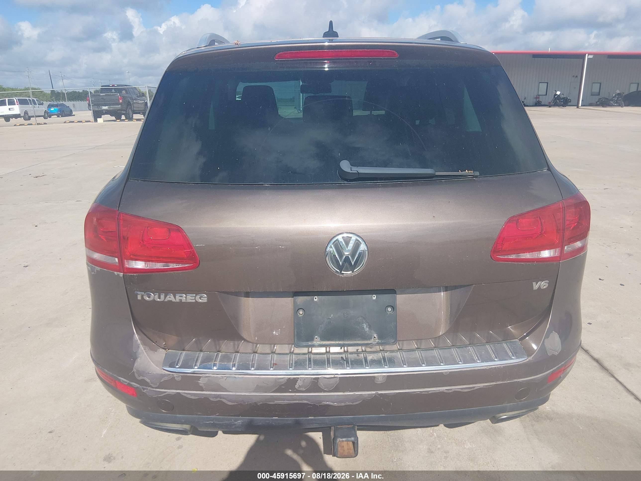 2013 Volkswagen Touareg Vr6 Sport Brown vin: WVGEF9BP4DD009586