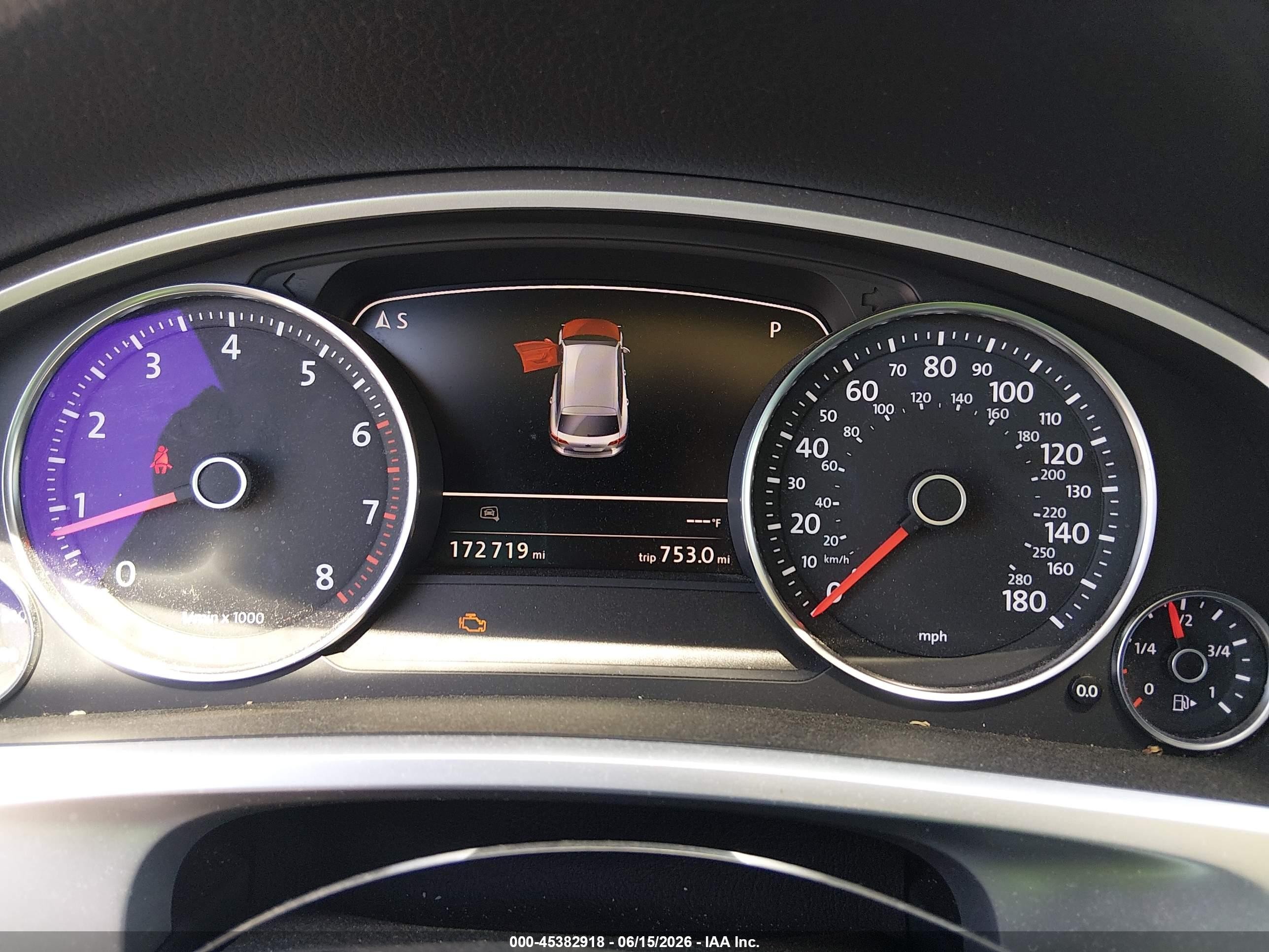 2015 Volkswagen Touareg V6 Lux Gray vin: WVGEF9BP4FD005105