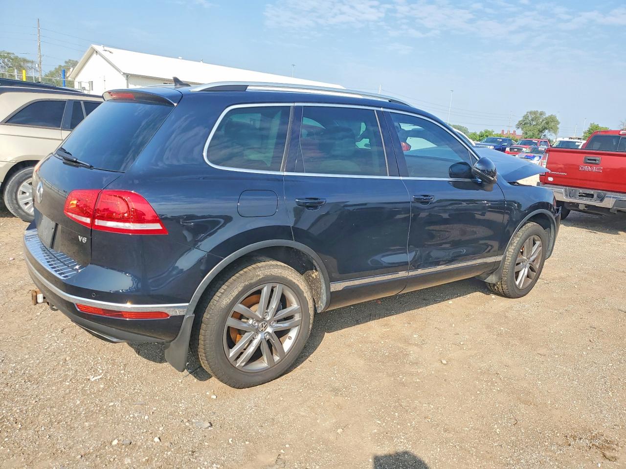 2015 Volkswagen Touareg V6 Black vin: WVGEF9BP5FD004416