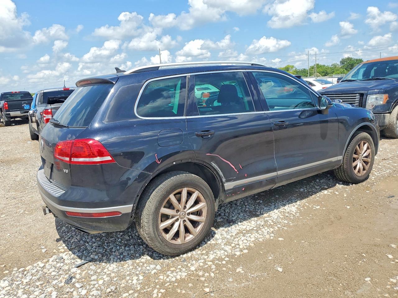 2015 Volkswagen Touareg V6 Black vin: WVGEF9BP5FD004660