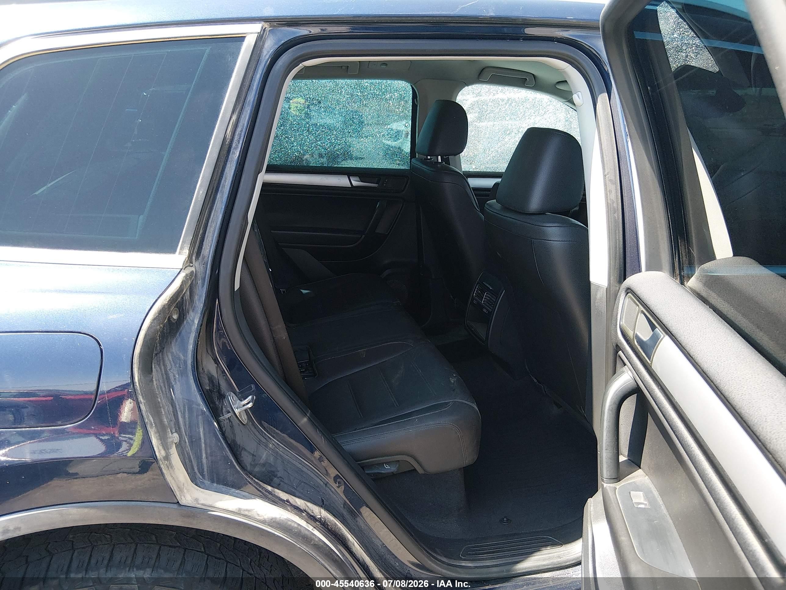 2013 Volkswagen Touareg Vr6 Sport Blue vin: WVGEF9BP6DD009055