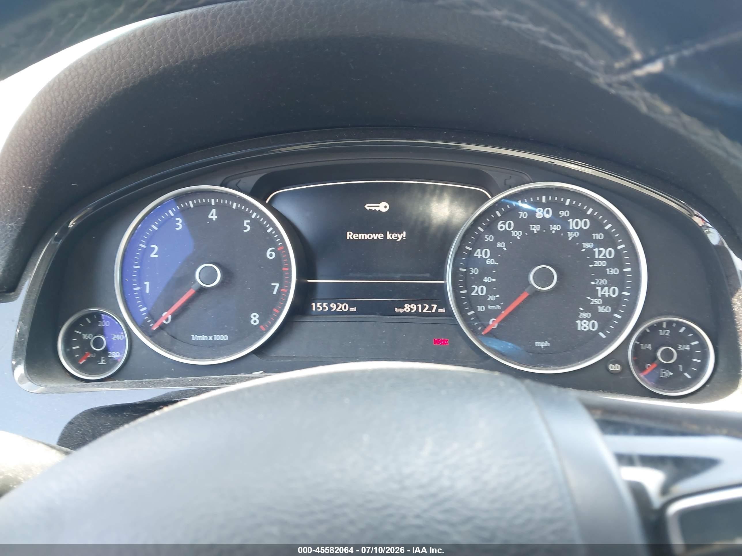 2014 Volkswagen Touareg 3.6l Sport Gray vin: WVGEF9BP6ED007680