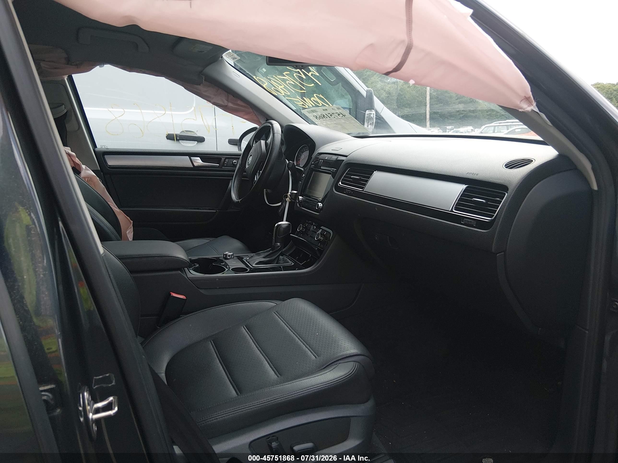 2014 Volkswagen Touareg 3.6l Sport Синий vin: WVGEF9BP6ED007775