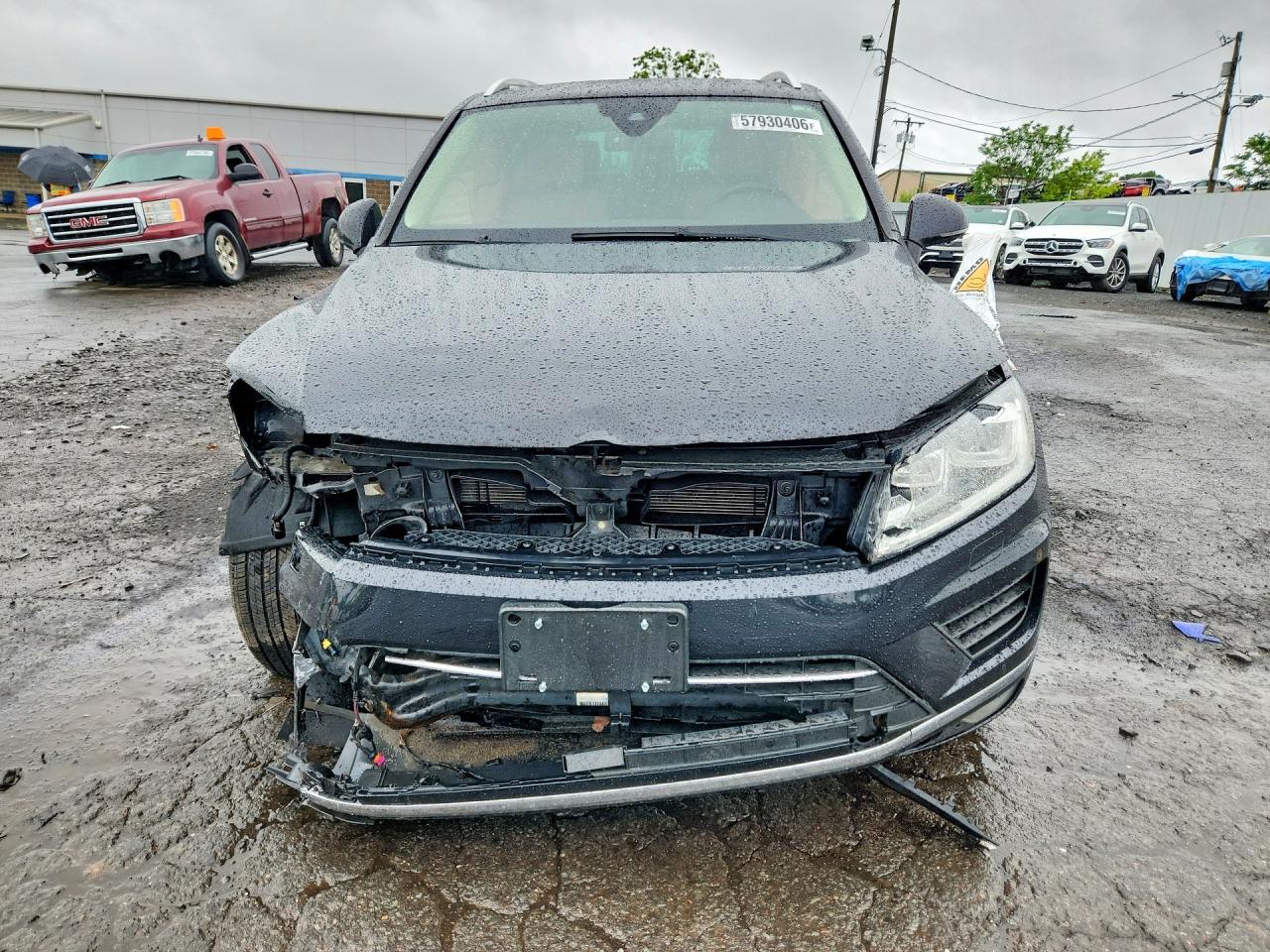 2015 Volkswagen Touareg V6 Black vin: WVGEF9BP6FD001461