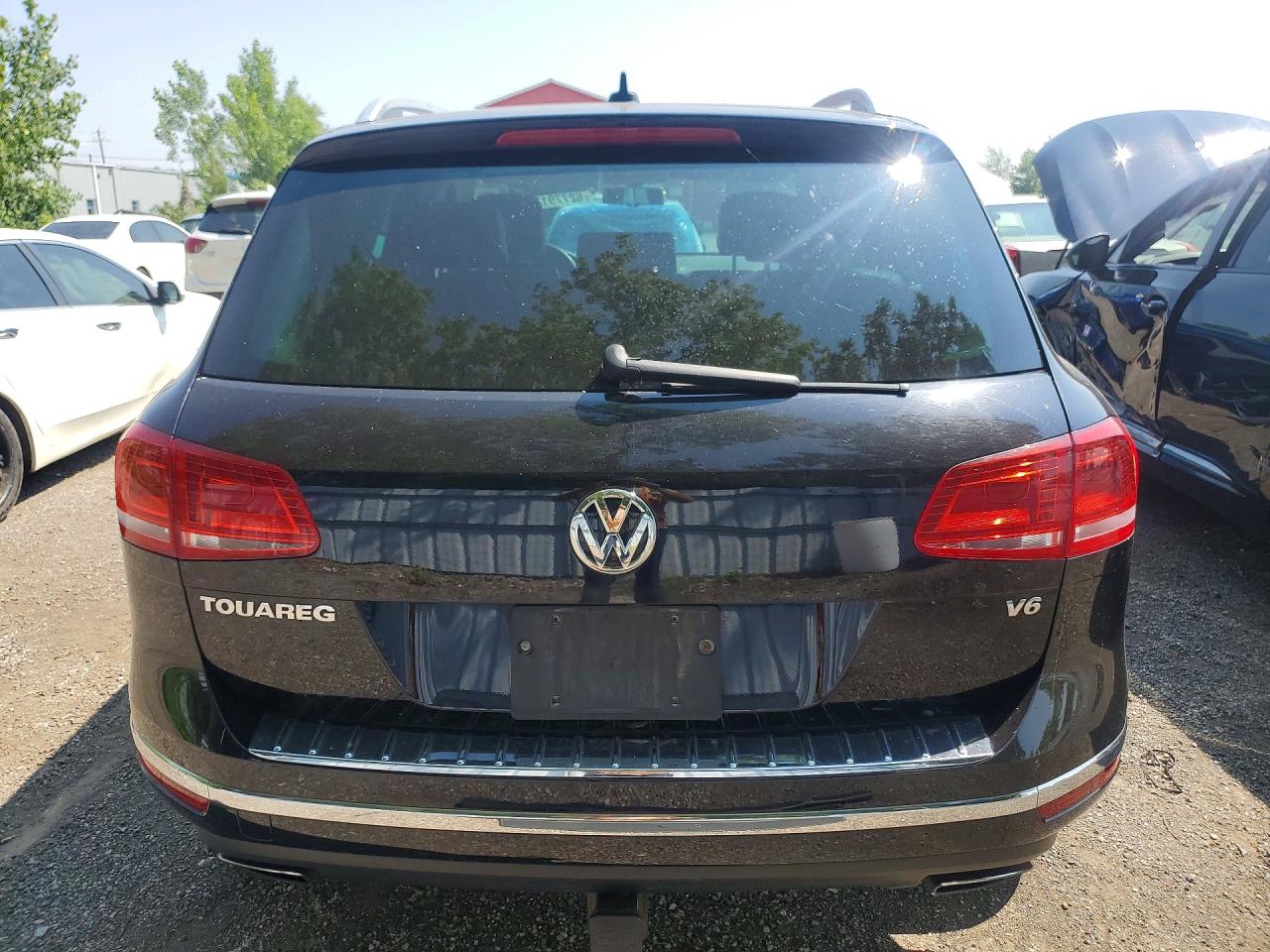 2015 Volkswagen Touareg V6 Black vin: WVGEF9BP7FD003817