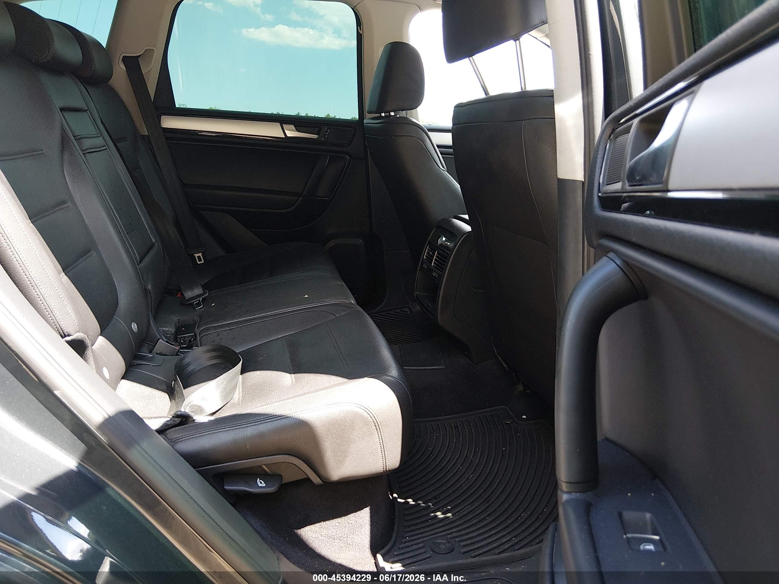2013 Volkswagen Touareg Vr6 Sport Black vin: WVGEF9BP8DD002477