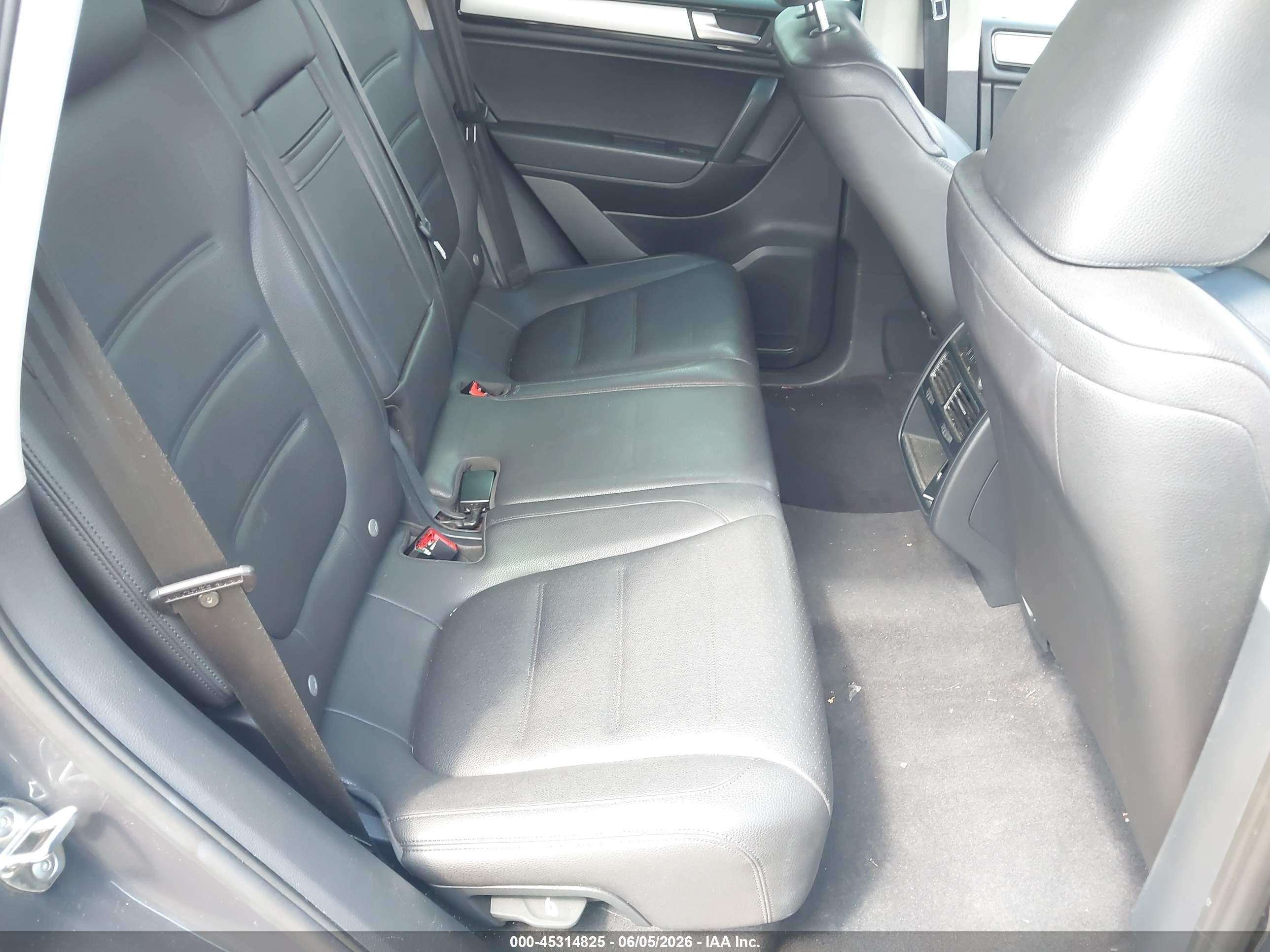 2012 Volkswagen Touareg Vr6 Sport Gray vin: WVGEF9BP9CD006228