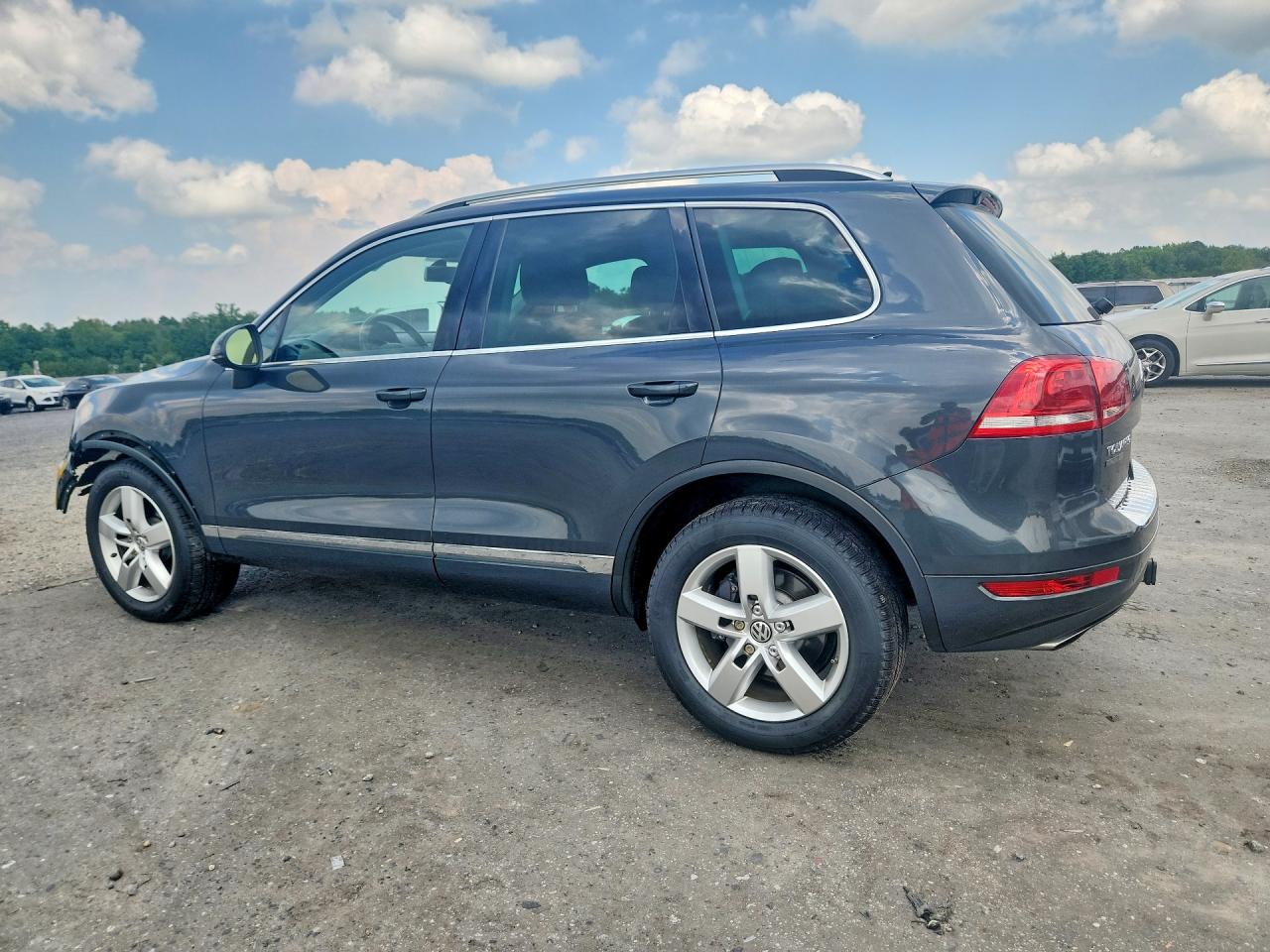 2012 Volkswagen Touareg V6 Gray vin: WVGEF9BPXCD009980