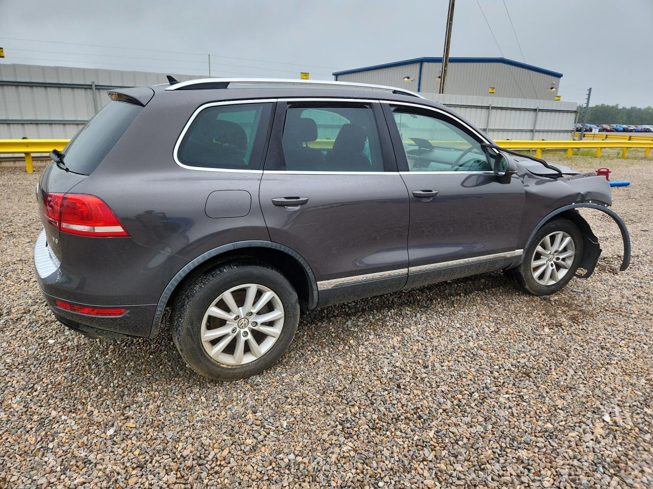 2013 Volkswagen Touareg V6 Gray vin: WVGEF9BPXDD001640