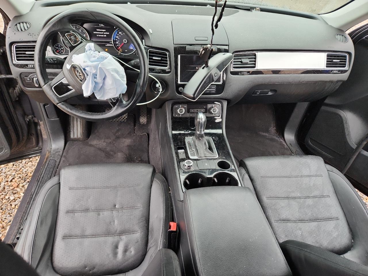2013 Volkswagen Touareg V6 Gray vin: WVGEF9BPXDD001640