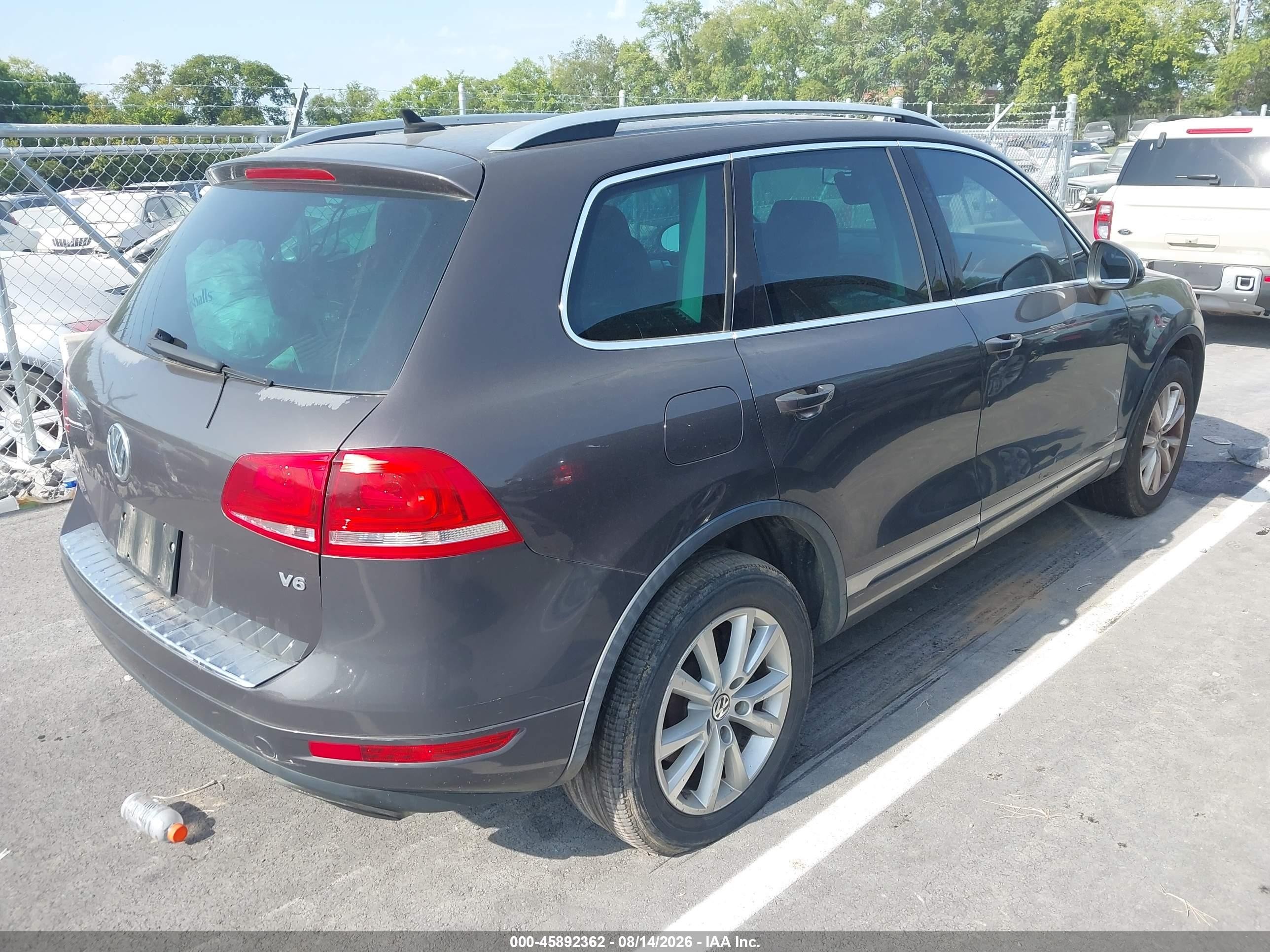 2013 Volkswagen Touareg Vr6 Sport Gray vin: WVGEF9BPXDD006286