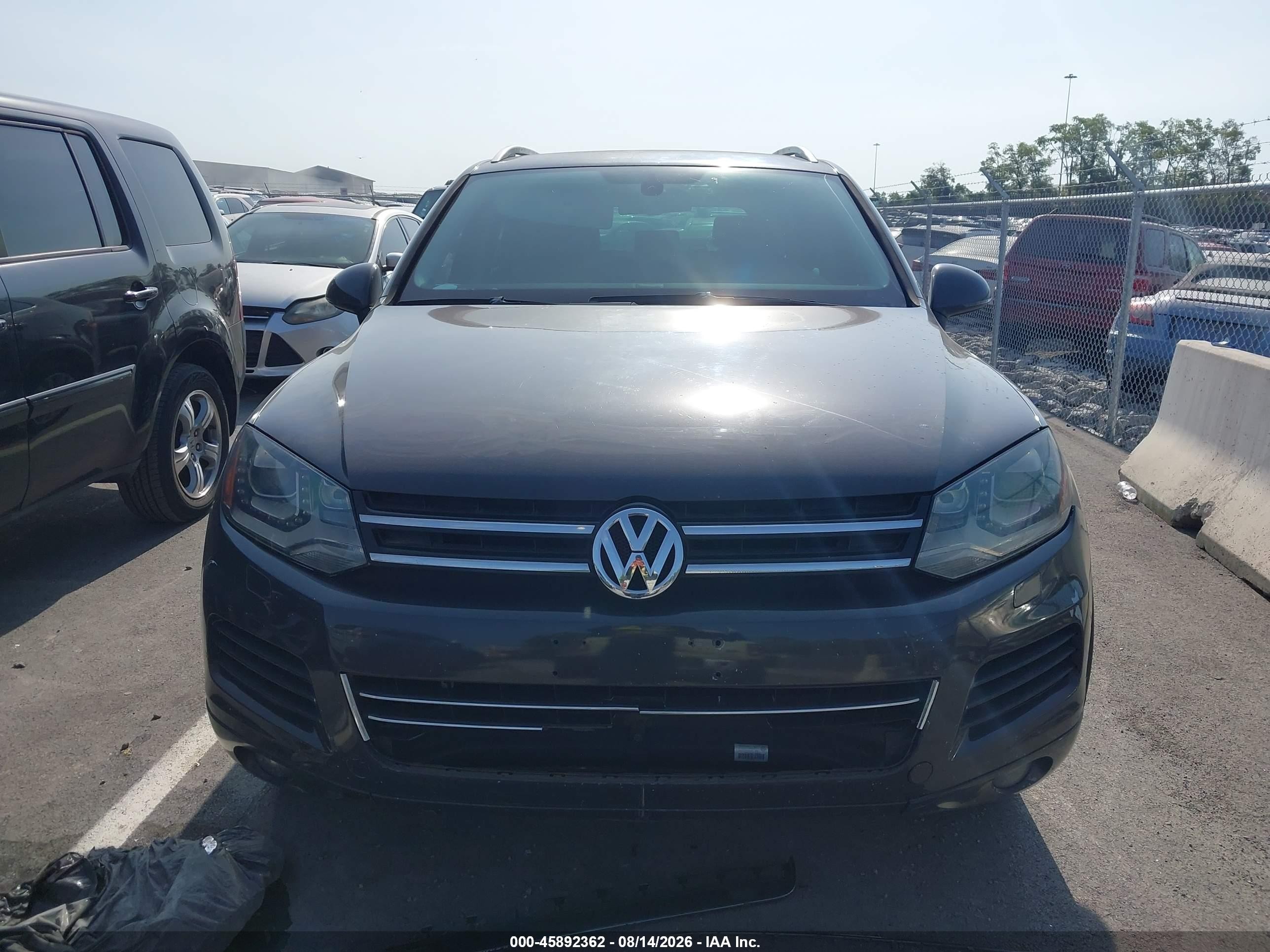 2013 Volkswagen Touareg Vr6 Sport Gray vin: WVGEF9BPXDD006286