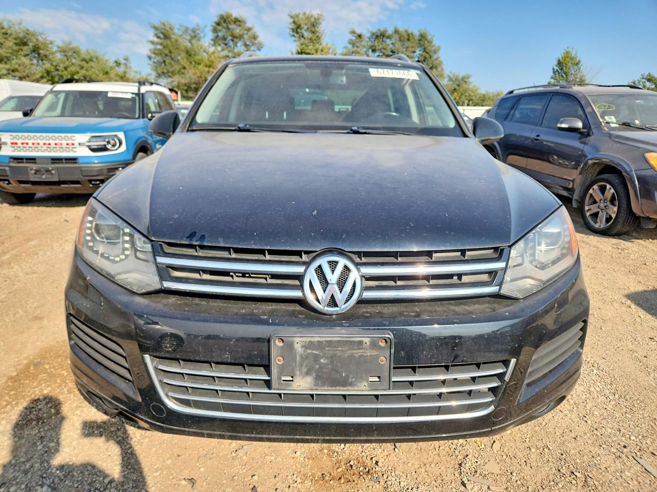 2014 Volkswagen Touareg V6 Черный vin: WVGEF9BPXED010940