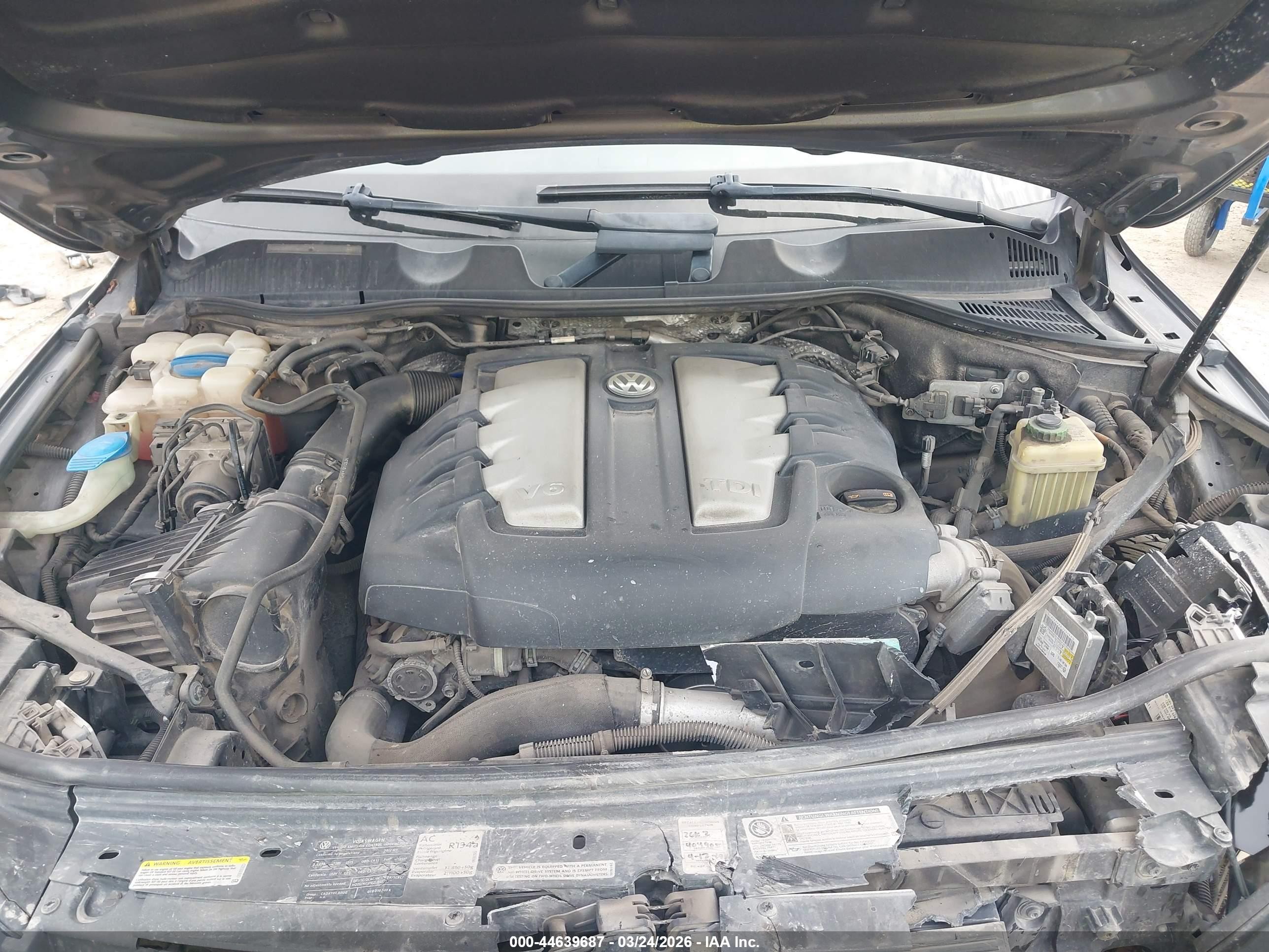 2012 Volkswagen Touareg Tdi Sport Gray vin: WVGEK9BP0CD006274