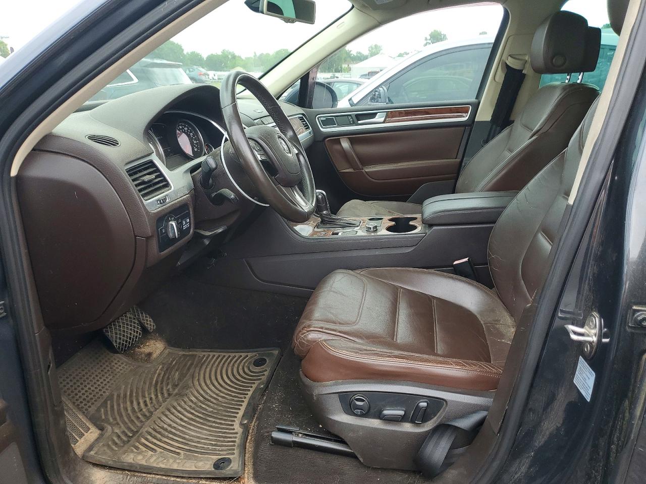 2012 Volkswagen Touareg V6 Tdi Gray vin: WVGEK9BP0CD006727