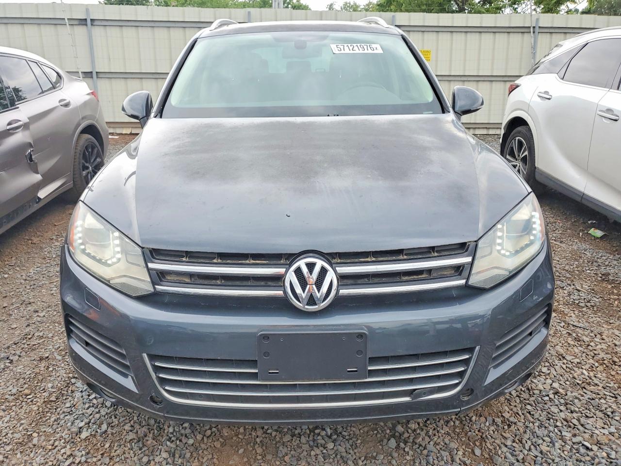 2012 Volkswagen Touareg V6 Tdi Gray vin: WVGEK9BP0CD006727
