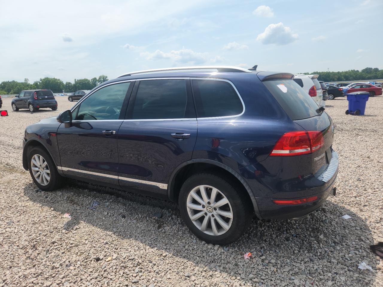2012 Volkswagen Touareg V6 Tdi Blue vin: WVGEK9BP3CD006821