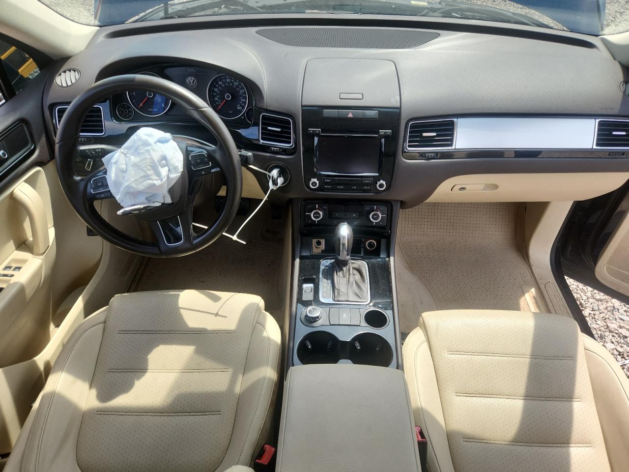 2012 Volkswagen Touareg V6 Tdi Blue vin: WVGEK9BP3CD006821