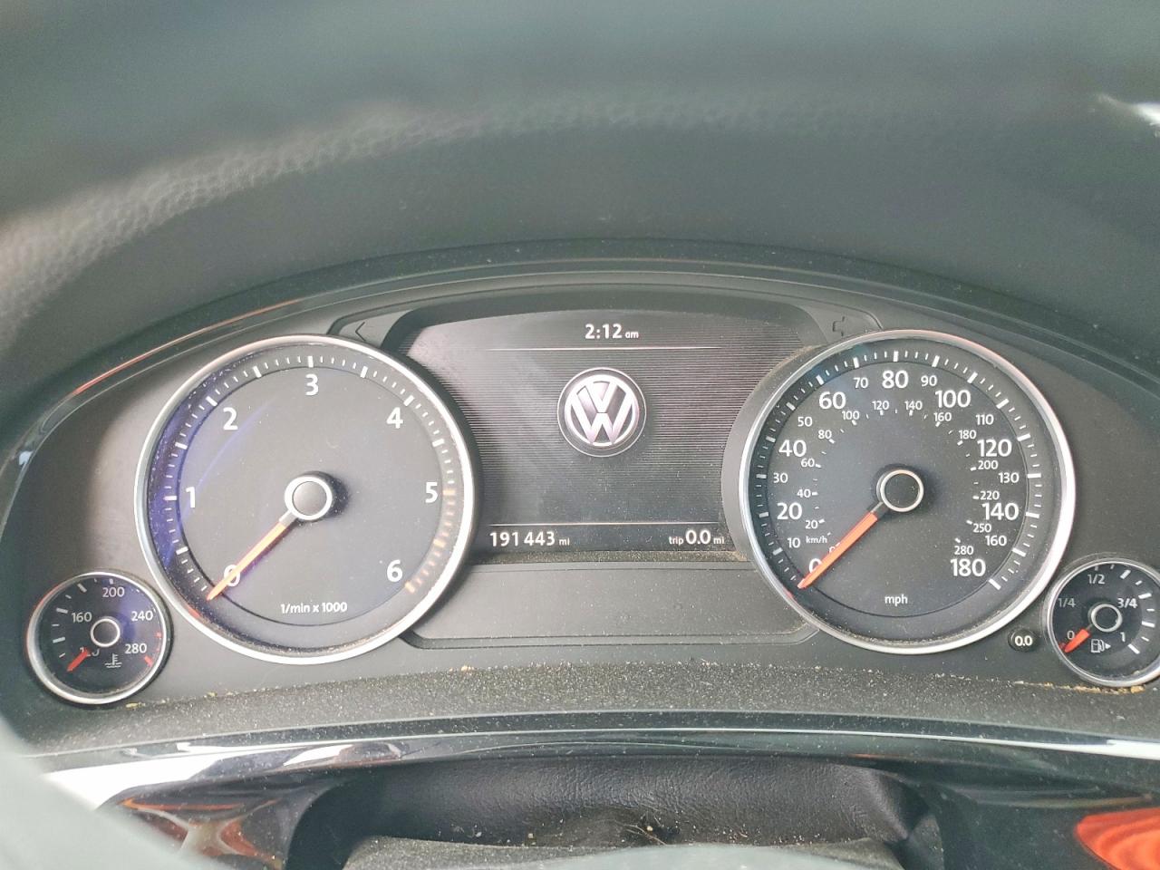 2012 Volkswagen Touareg V6 Tdi Black vin: WVGEK9BP3CD006883