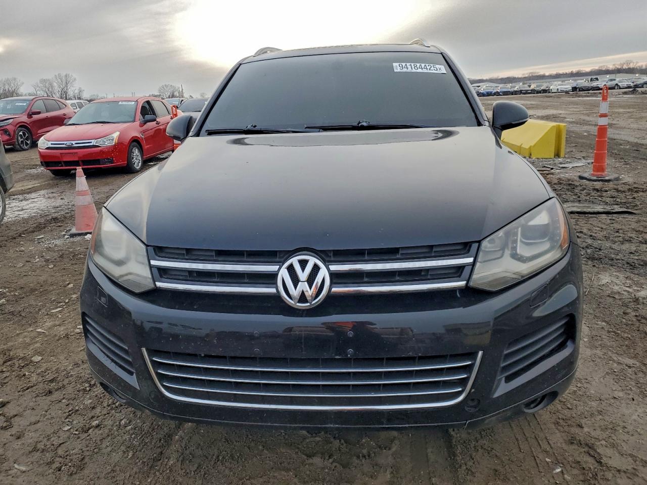 2014 Volkswagen Touareg V6 Tdi Black vin: WVGEP9BP0ED000866