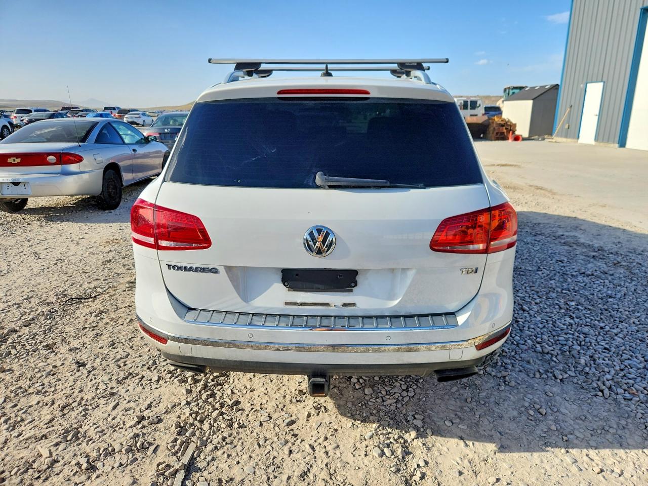 2015 Volkswagen Touareg V6 Tdi Белый vin: WVGEP9BP0FD002764