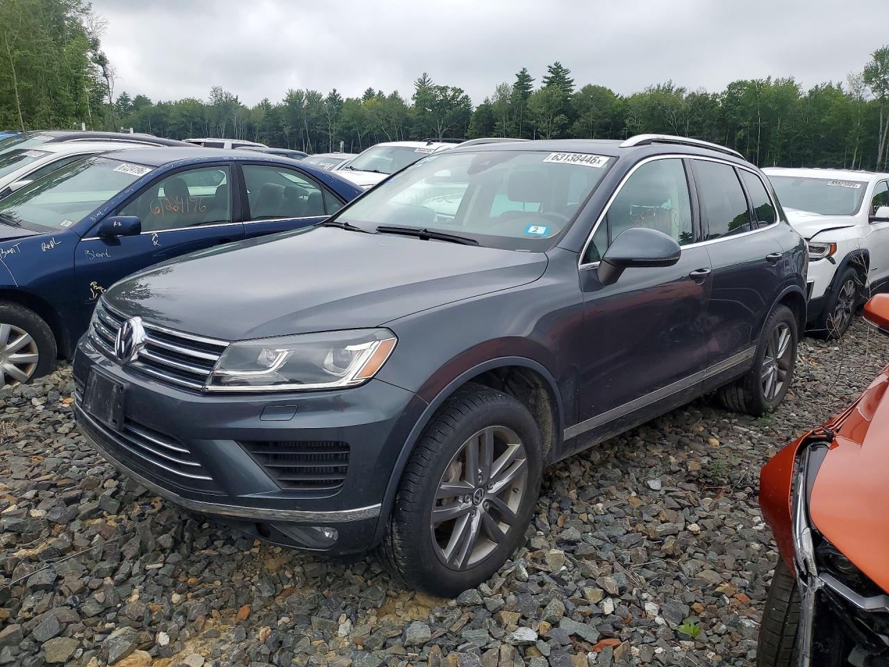 2016 Volkswagen Touareg Tdi Charcoal vin: WVGEP9BP0GD001972