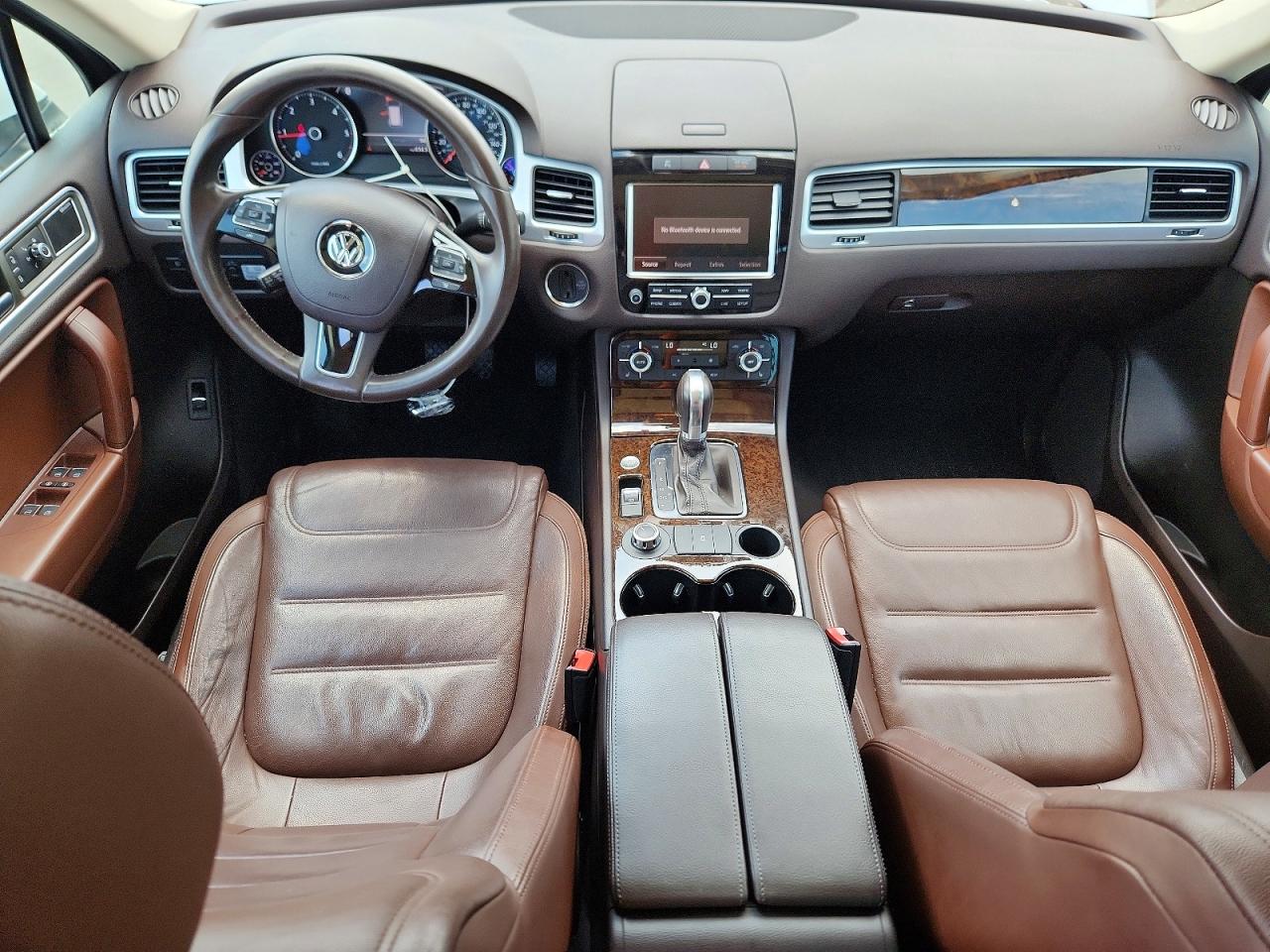 2013 Volkswagen Touareg V6 Tdi White vin: WVGEP9BP3DD004411