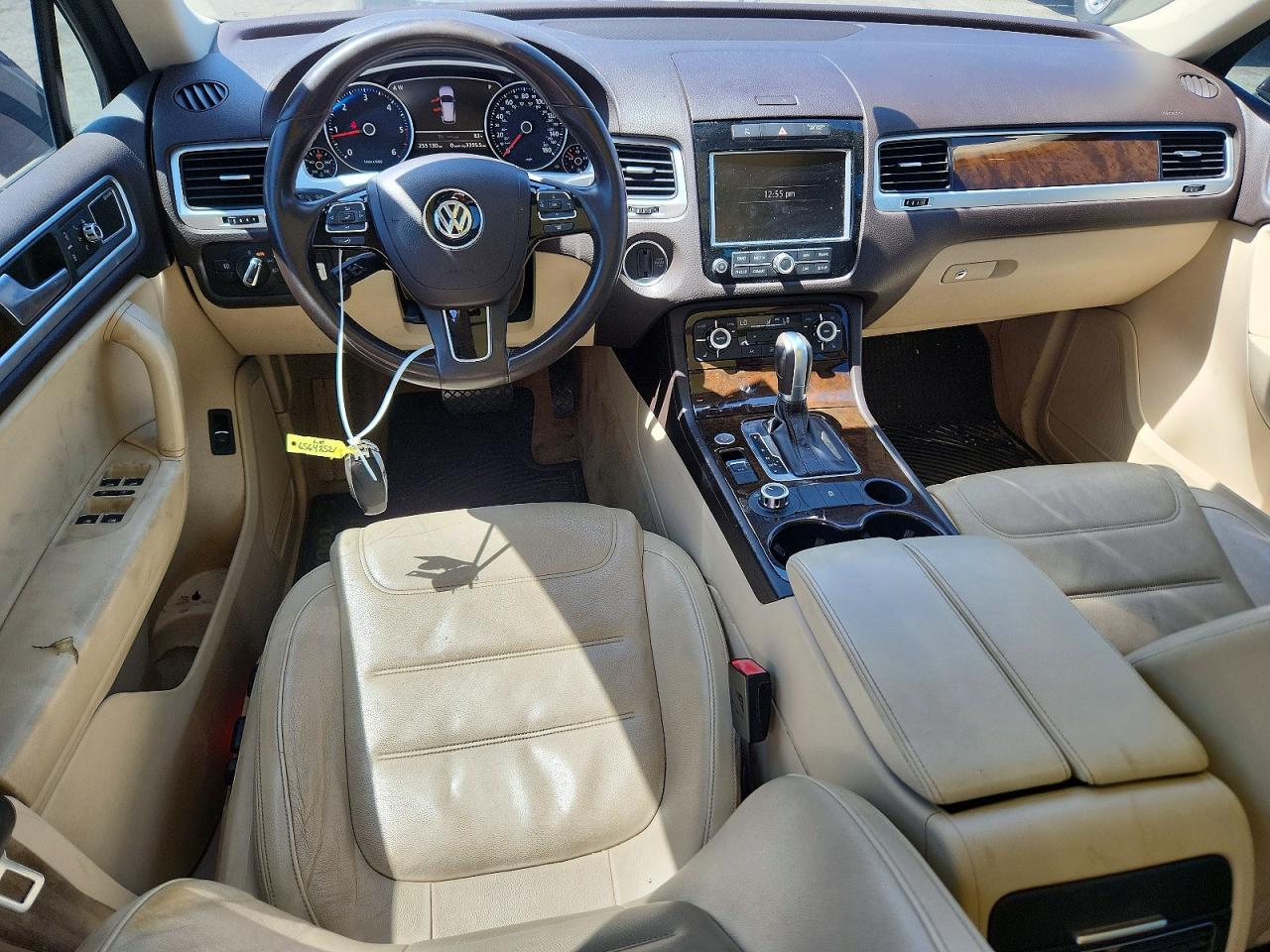 2014 Volkswagen Touareg V6 Tdi Brown vin: WVGEP9BP3ED011473