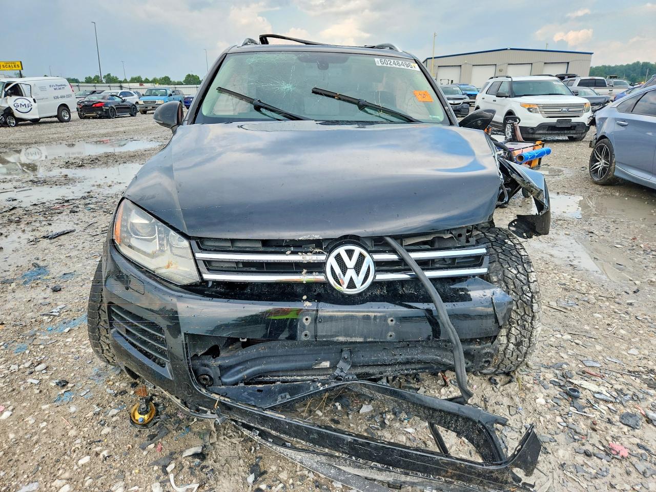 2013 Volkswagen Touareg V6 Tdi Black vin: WVGEP9BP8DD011404