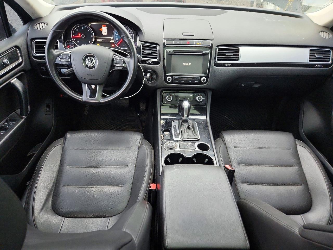 2015 Volkswagen Touareg V6 Tdi Black vin: WVGEP9BP8FD005699