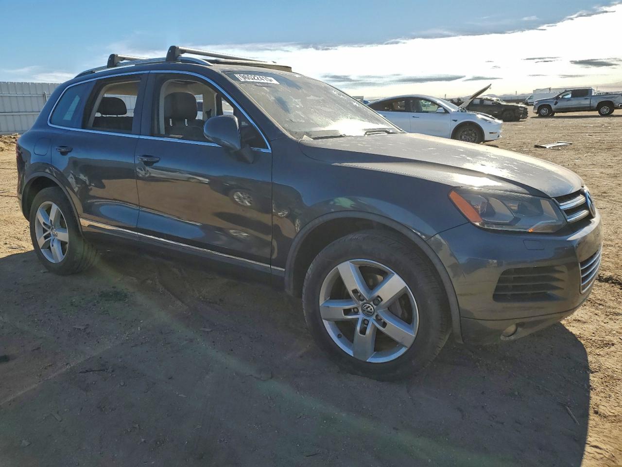 2013 Volkswagen Touareg V6 Tdi Charcoal vin: WVGEP9BP9DD003375