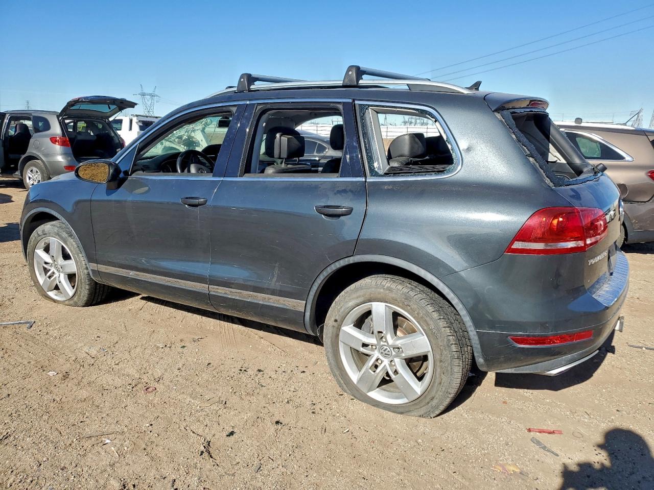 2013 Volkswagen Touareg V6 Tdi Charcoal vin: WVGEP9BP9DD003375