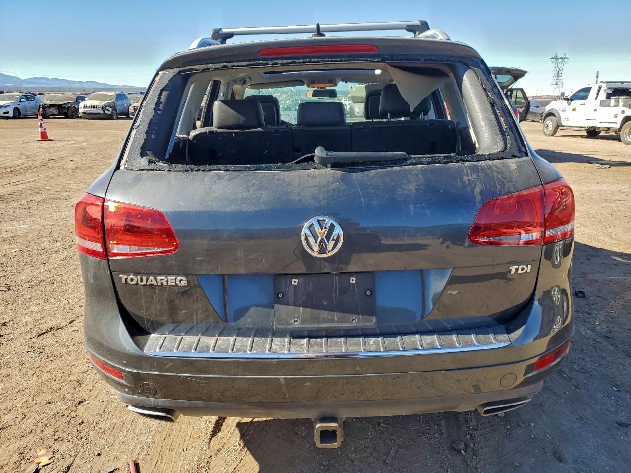 2013 Volkswagen Touareg V6 Tdi Charcoal vin: WVGEP9BP9DD003375