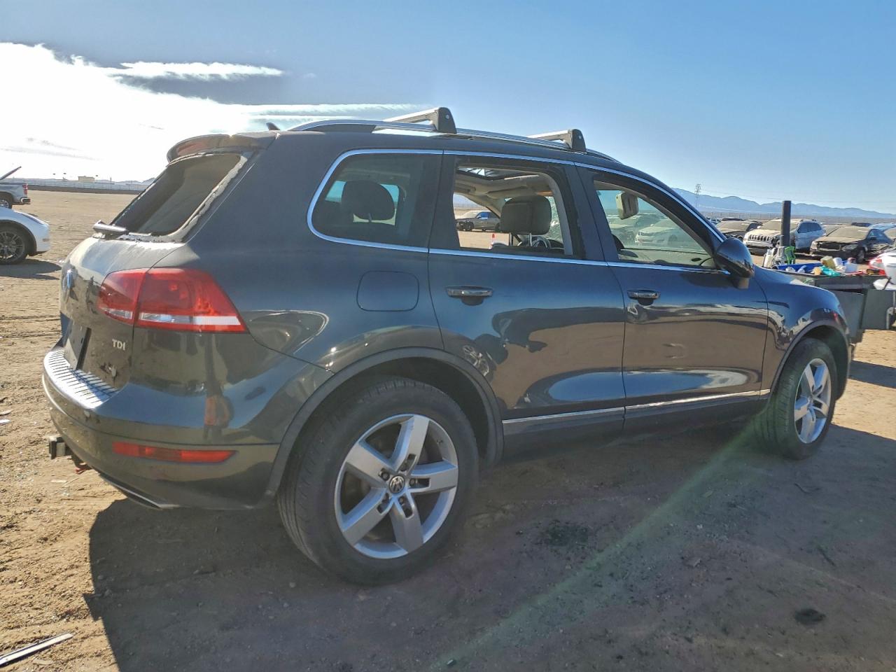2013 Volkswagen Touareg V6 Tdi Charcoal vin: WVGEP9BP9DD003375