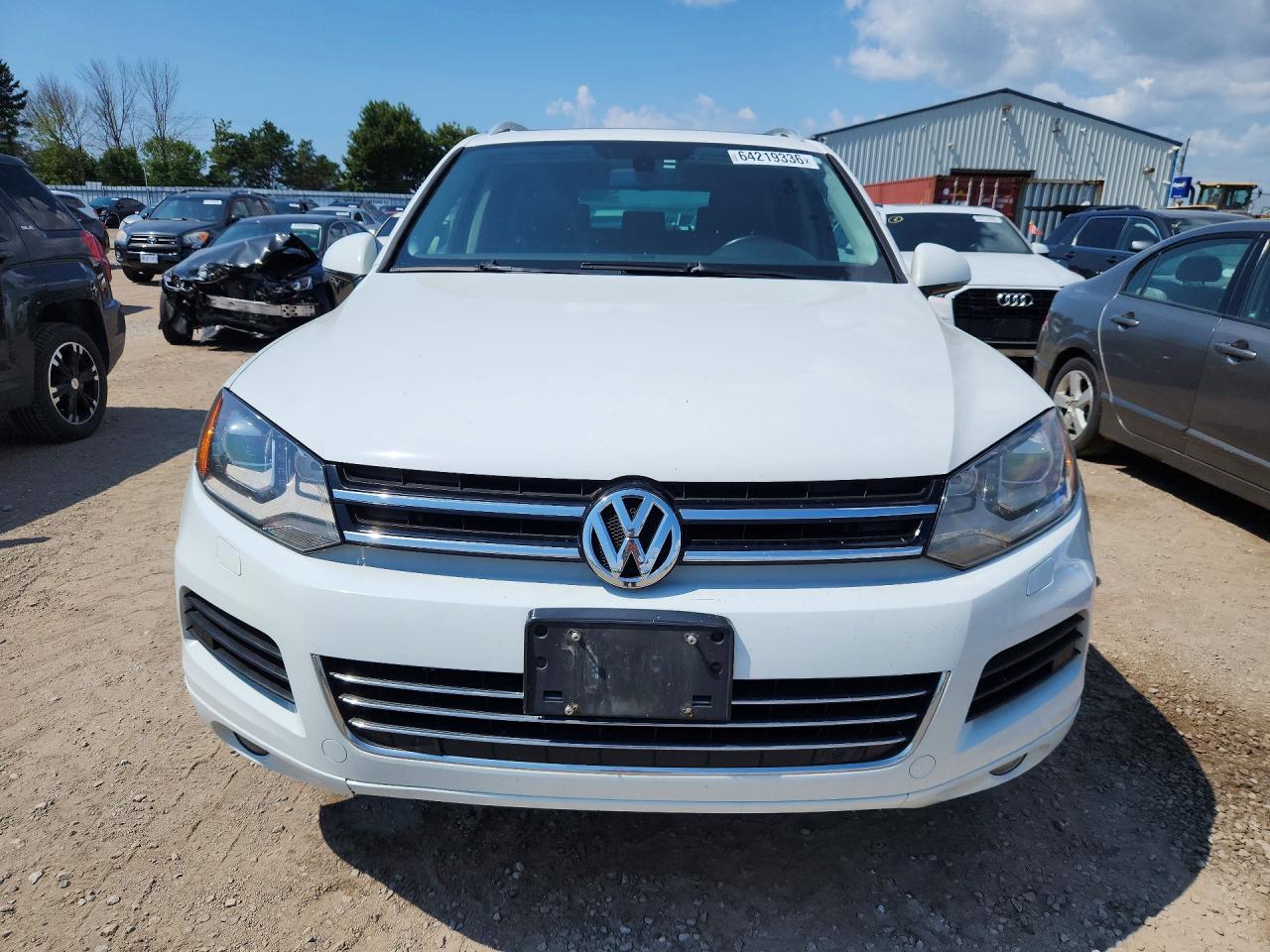 2013 Volkswagen Touareg V6 Tdi Белый vin: WVGEP9BPXDD013011