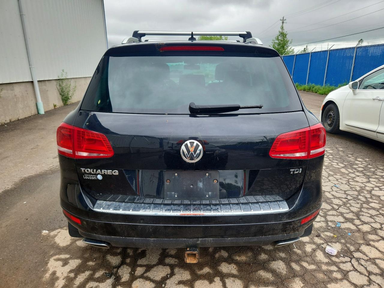 2014 Volkswagen Touareg V6 Tdi Black vin: WVGEP9BPXED015083