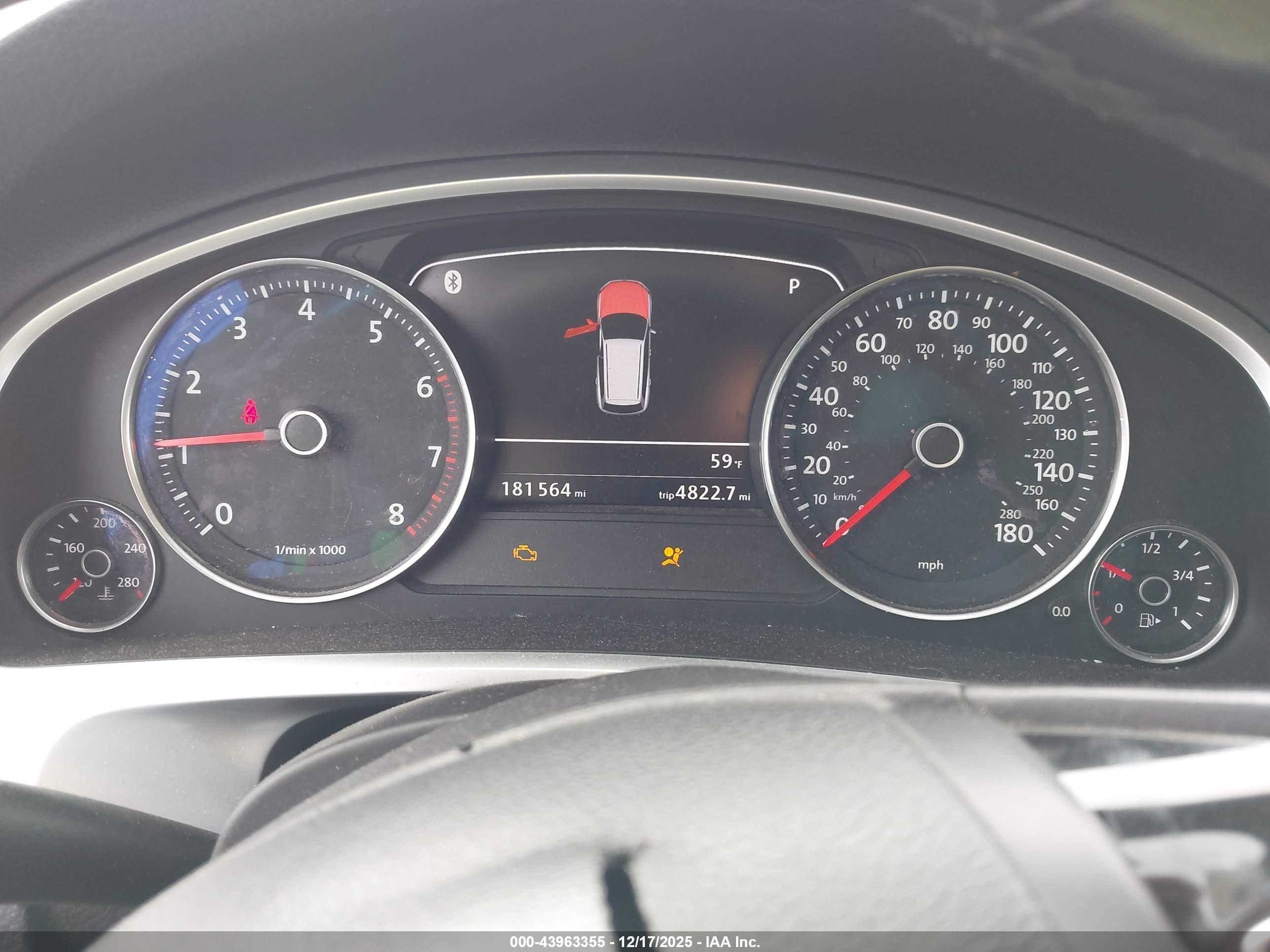 2011 Volkswagen Touareg Vr6 Lux Gray vin: WVGFF9BP0BD003902