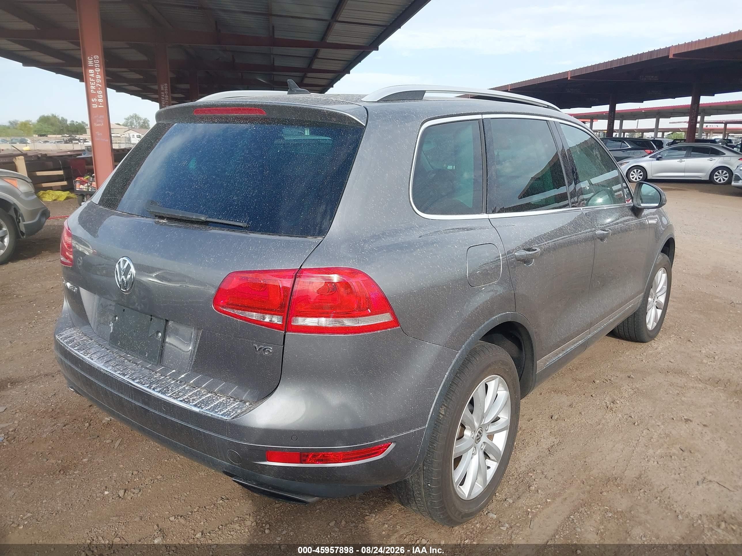 2011 Volkswagen Touareg Vr6 Executive/vr6 Lux/vr6 Sport Gray vin: WVGFF9BP0BD006864