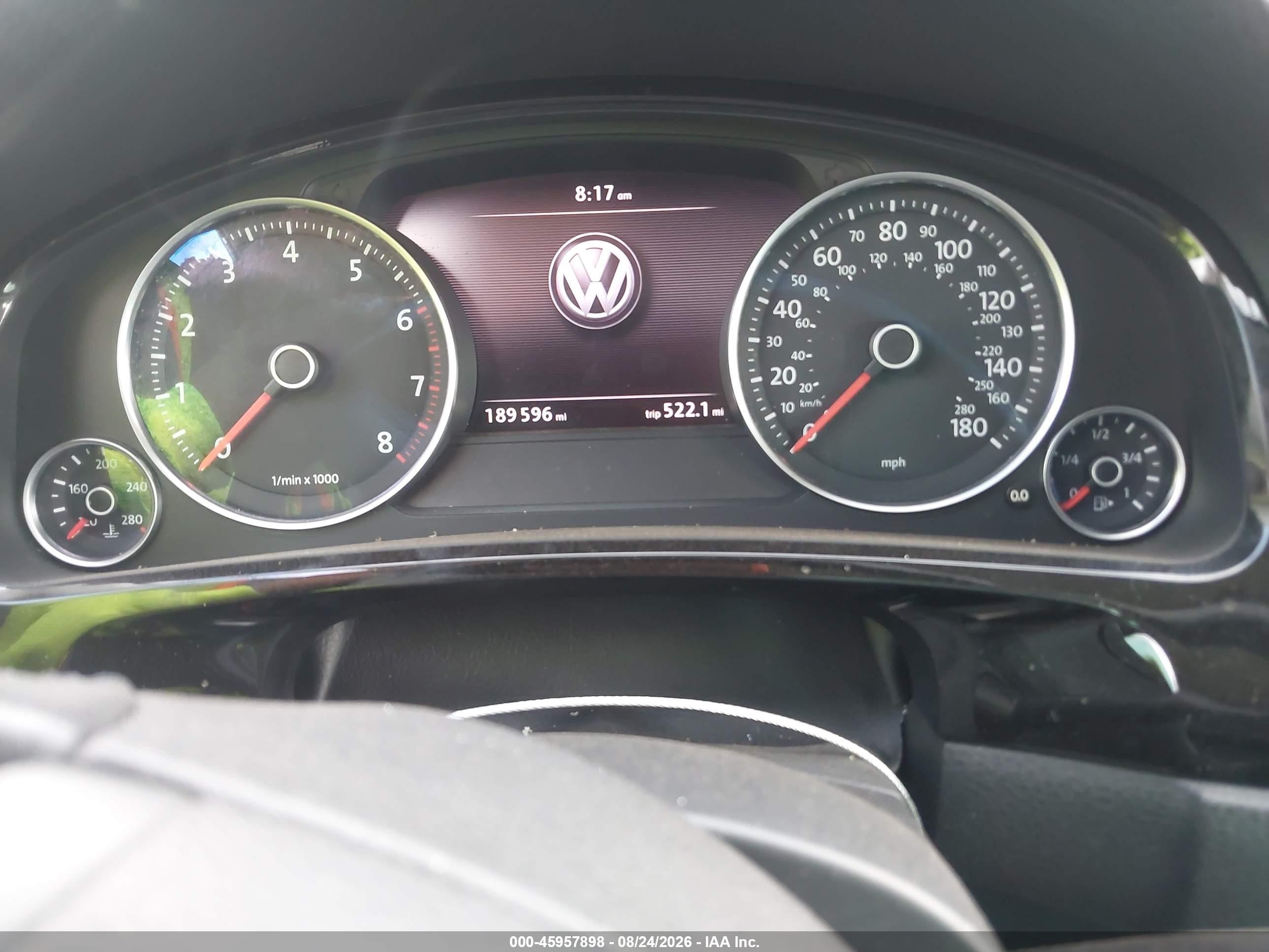 2011 Volkswagen Touareg Vr6 Executive/vr6 Lux/vr6 Sport Gray vin: WVGFF9BP0BD006864