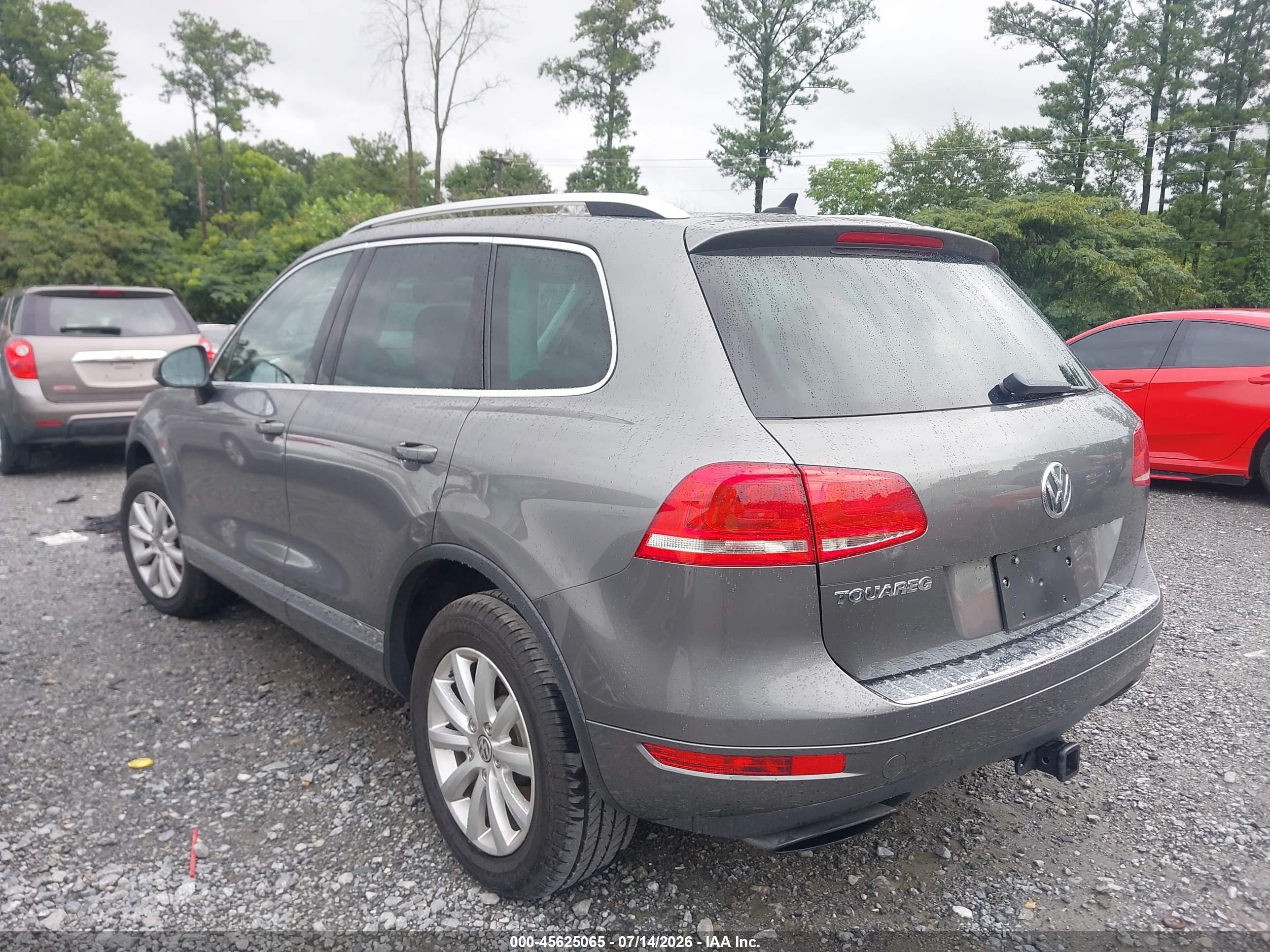 2011 Volkswagen Touareg Vr6 Sport Gray vin: WVGFF9BP2BD005022