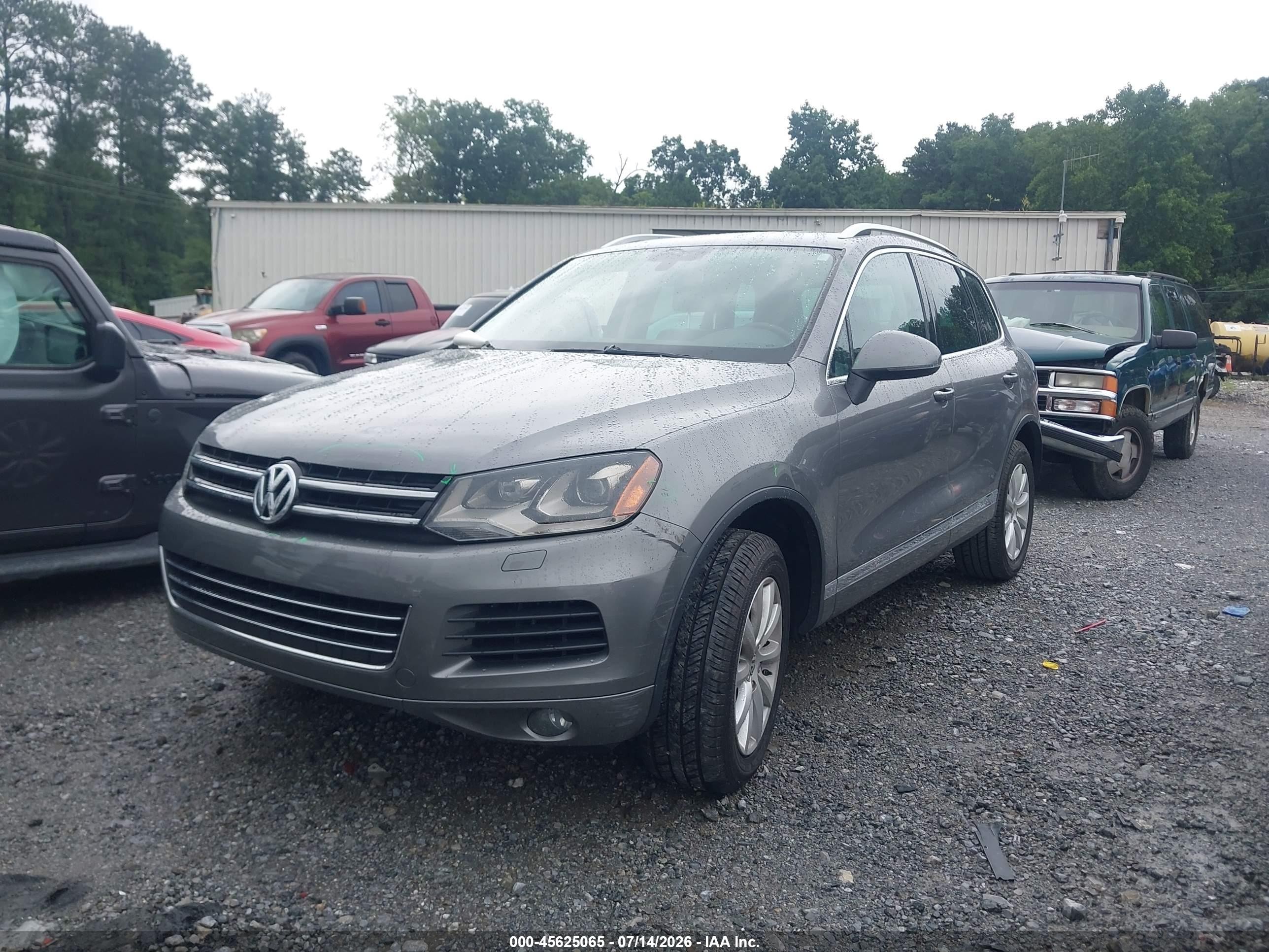 2011 Volkswagen Touareg Vr6 Sport Gray vin: WVGFF9BP2BD005022